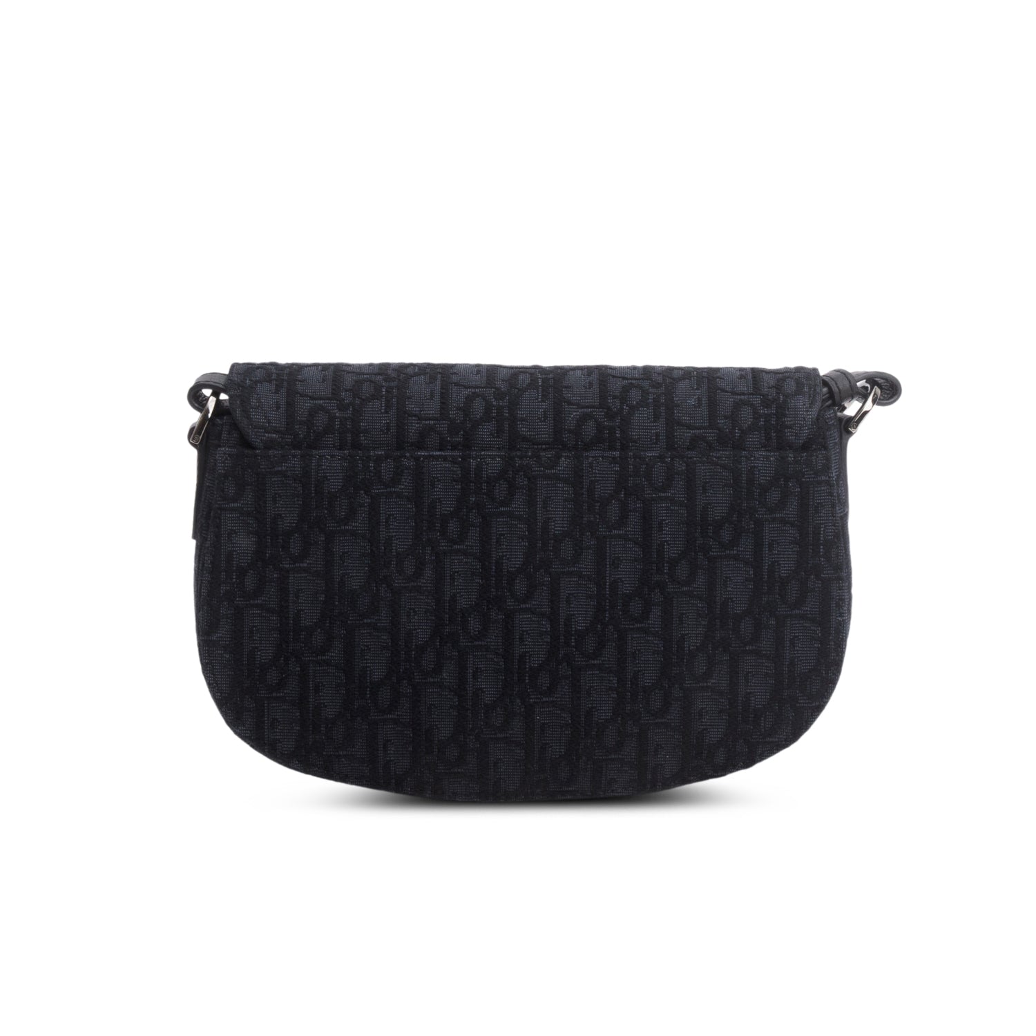 Christian Dior 2024 Black Oblique Saddle Messenger Pouch
