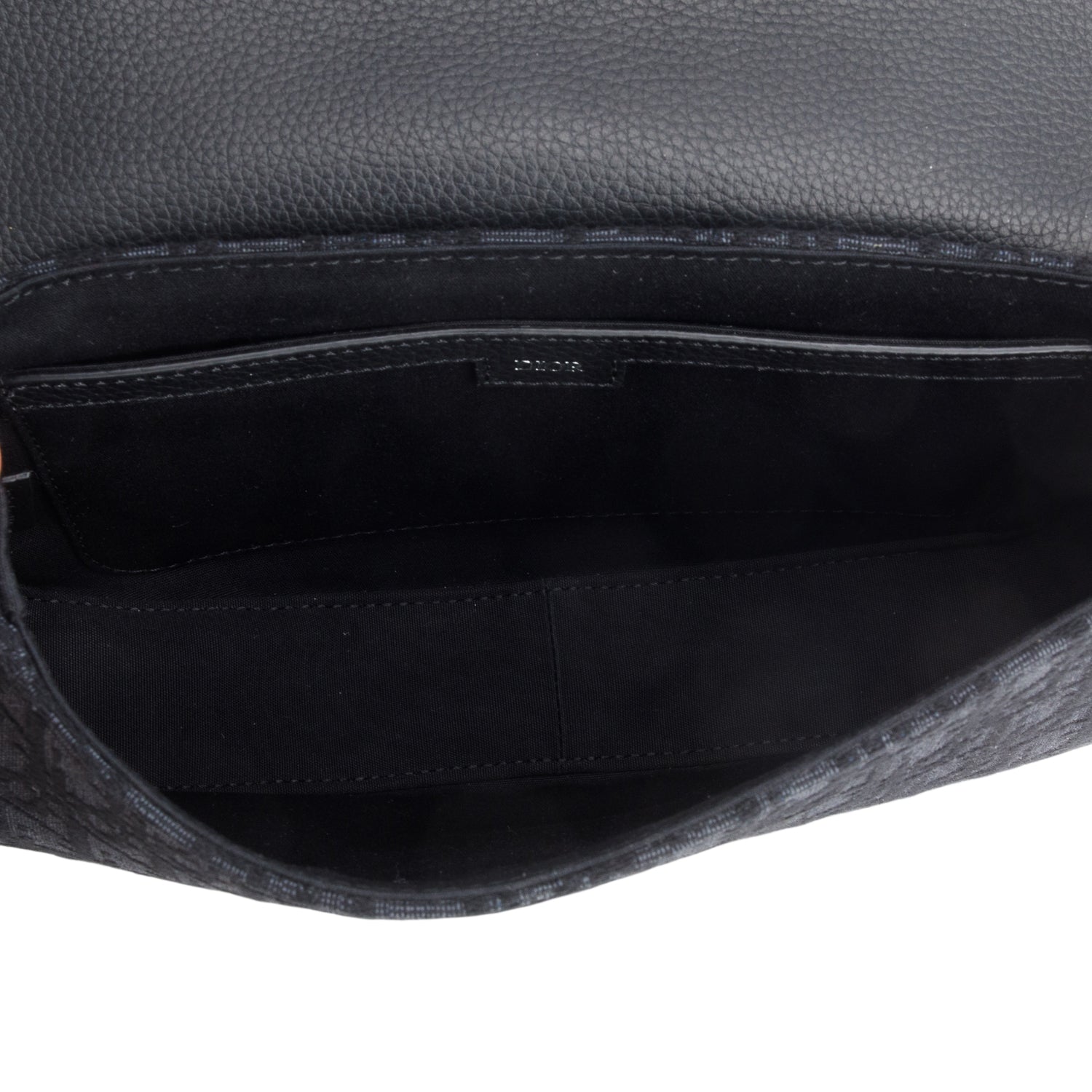 Christian Dior 2024 Black Oblique Saddle Messenger Pouch