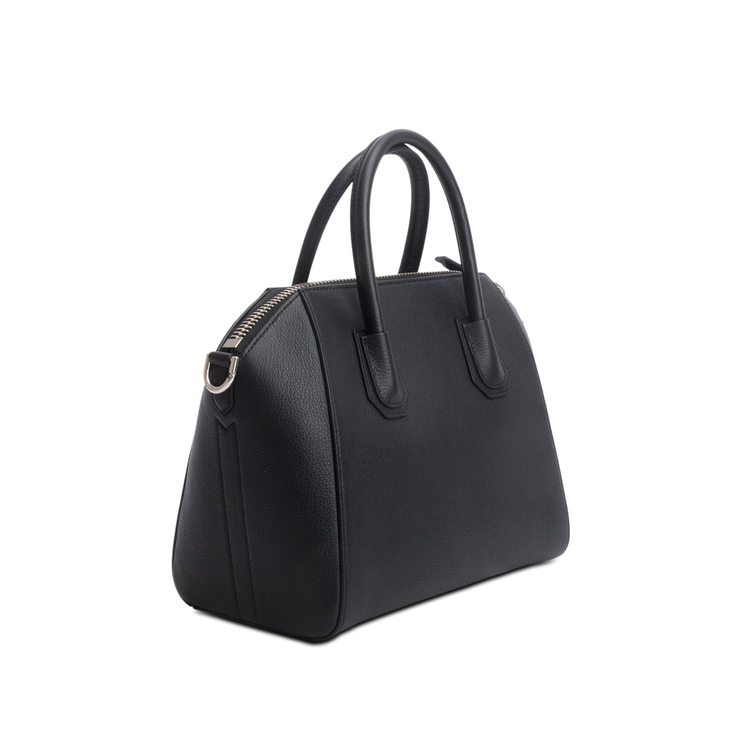 Givenchy Black Sugar Goatskin Leather Small Antigona w/ Strap
