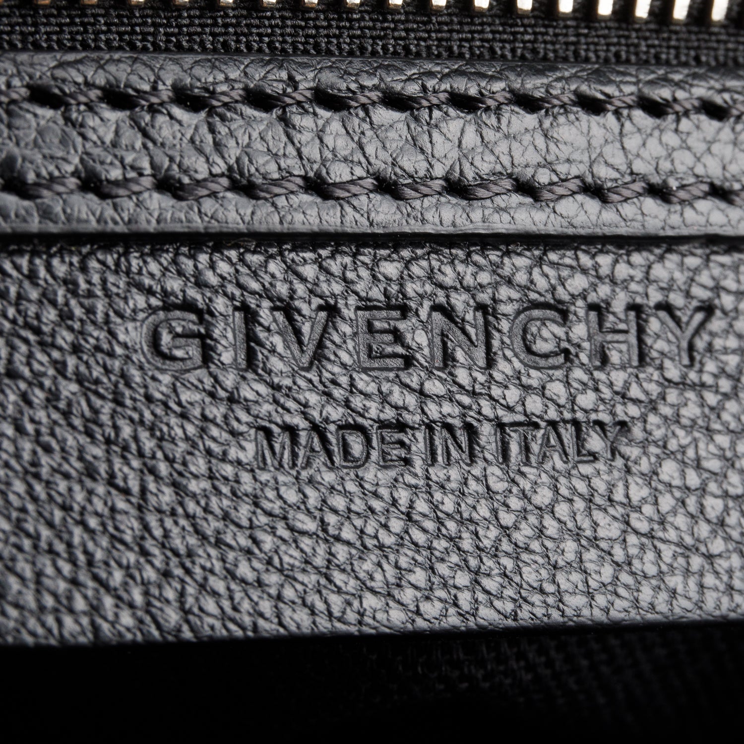 Givenchy Black Sugar Goatskin Leather Small Antigona w/ Strap