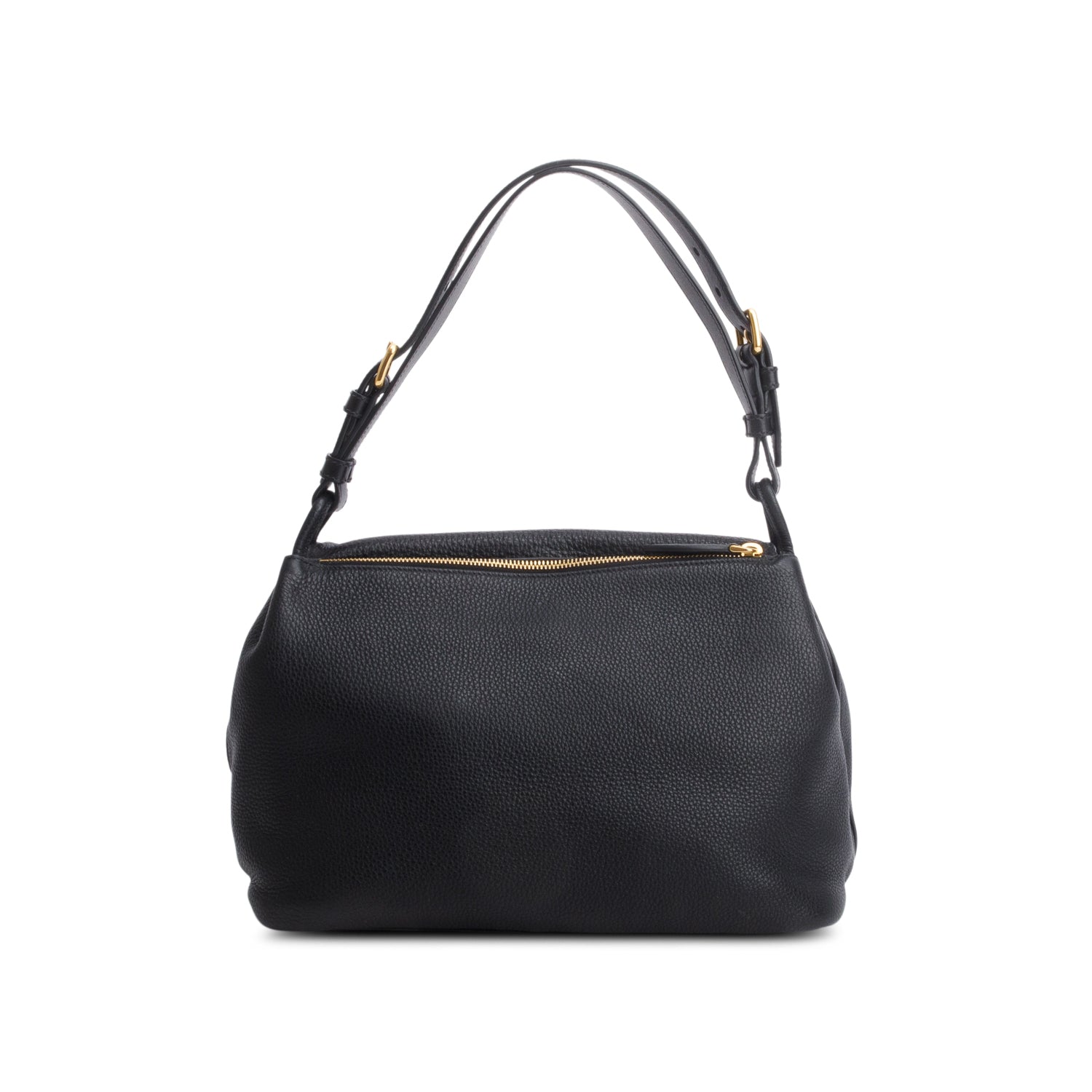 Prada 2022 Black Vitello Daino Leather Flap Shoulder Bag w/ Authenticity Card & Receipt