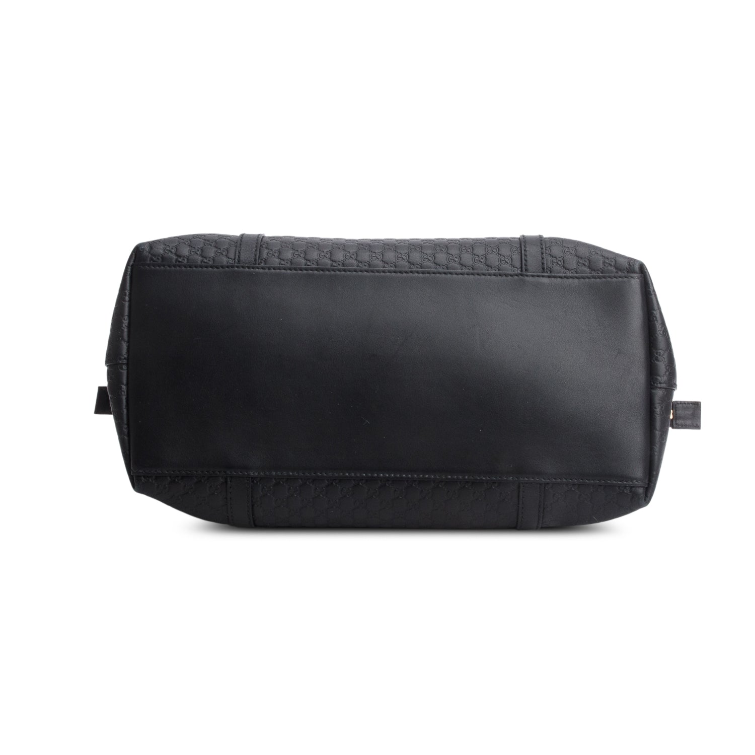Gucci Black Soft Signature Large Dome Satchel