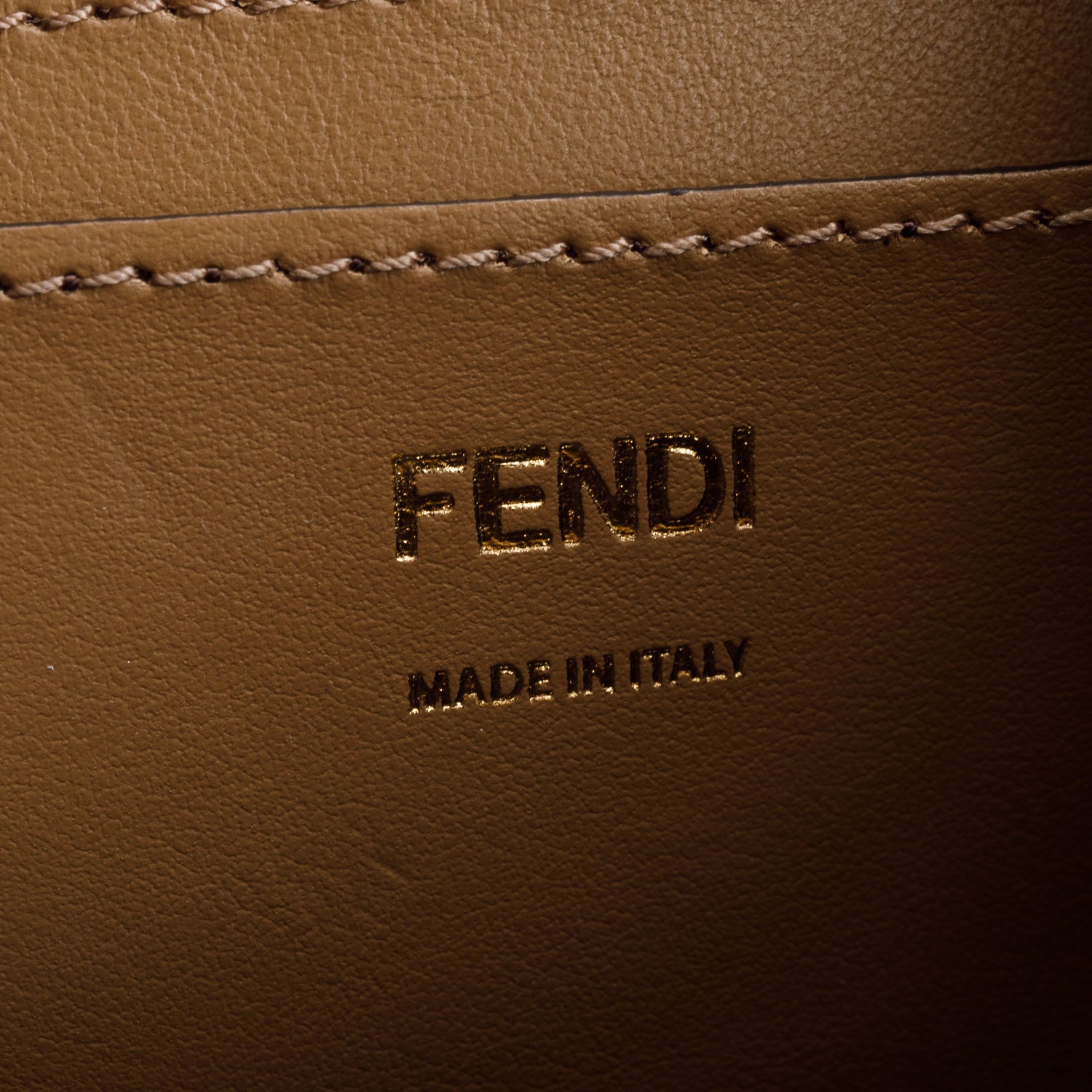 Fendi Blue Denim Effect Fabric Jacquard FF Baguette Pouch w/ Box & Straps