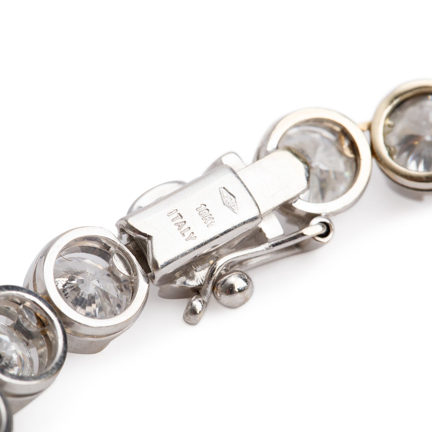18k White Gold 14.63 tcw. Diamond Tennis Bracelet