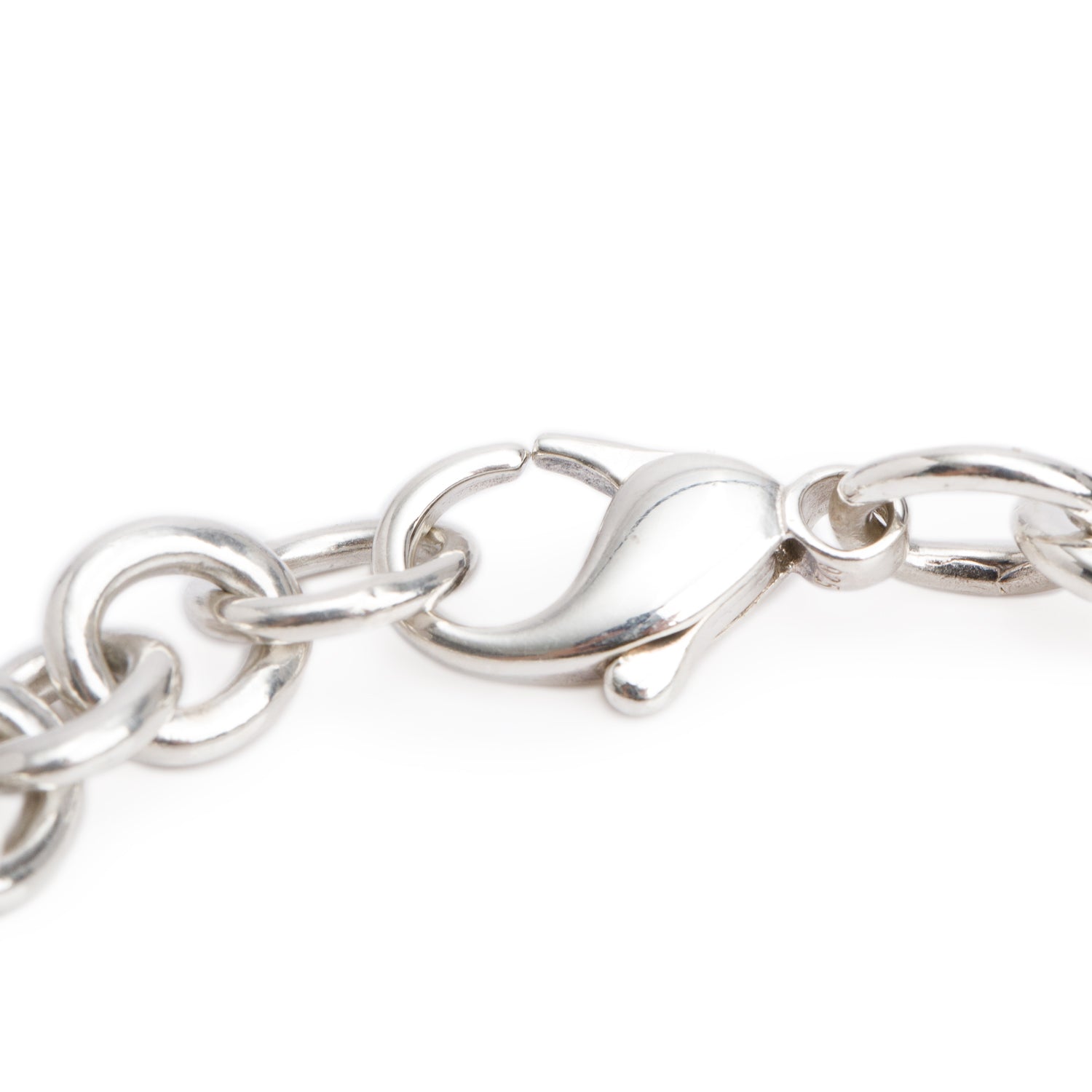 Tiffany & Co. Sterling Silver Return to Tiffany Heart Tag Charm Bracelet