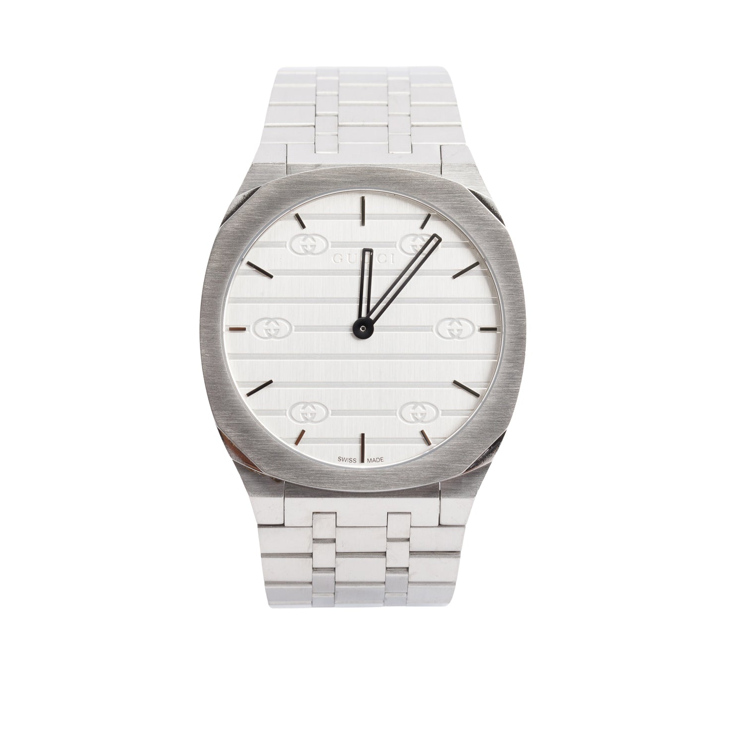 Gucci Stainless Steel 25H 38 MM Quartz Watch