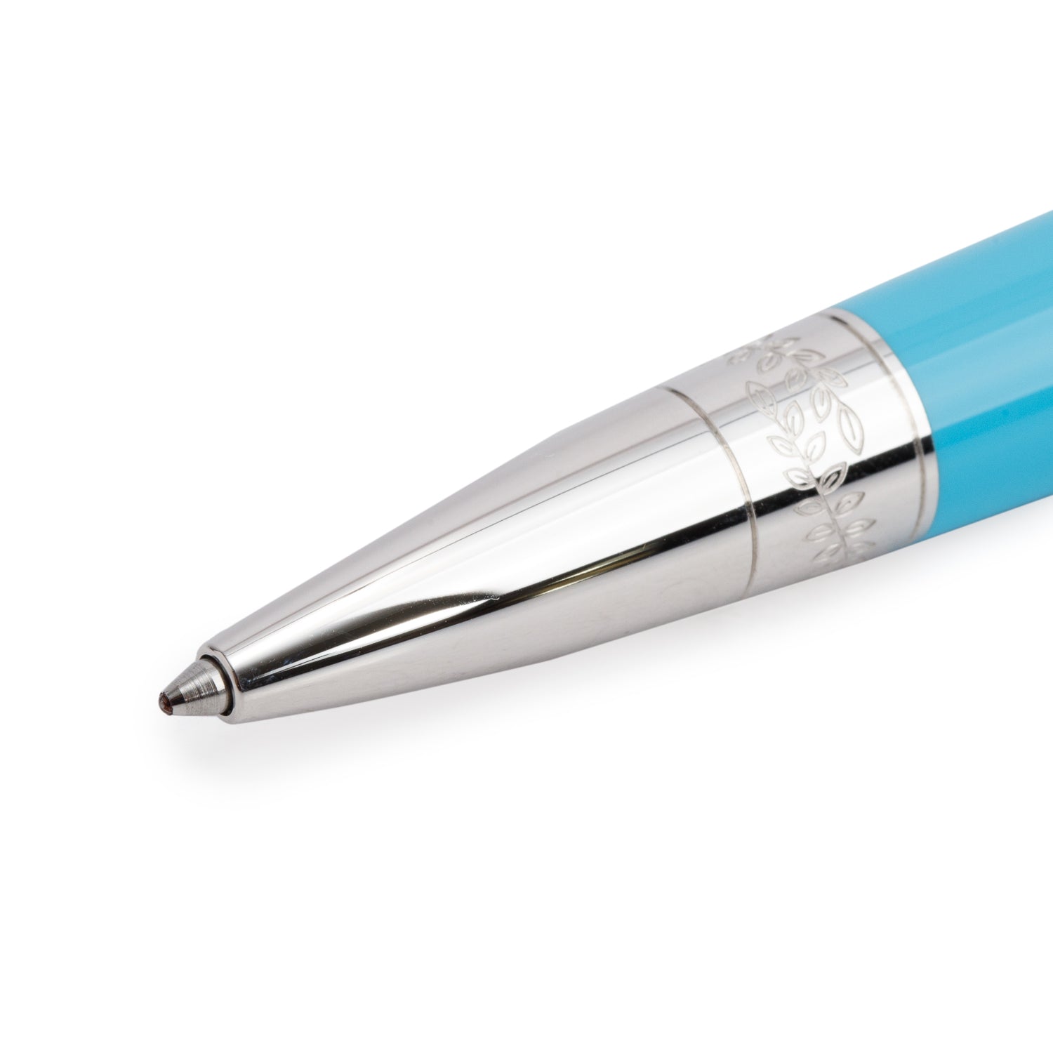 Montblanc 2024 Pen Muses Special Edition Maria Callas Blue Resin Platinum Coated Ballpoint Pen w/ Box & Receipt