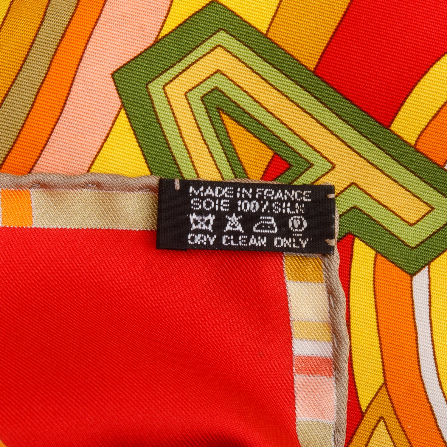 Hermes Multicolor 'Toho Bohu' Silk Scarf 90 w/ Box
