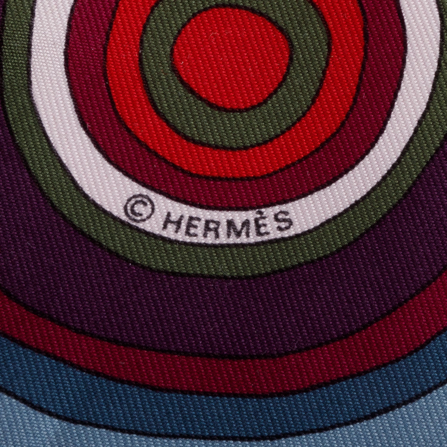 Hermes Purple & Multicolor 'Toho Bohu' Silk Scarf 90 w/ Box