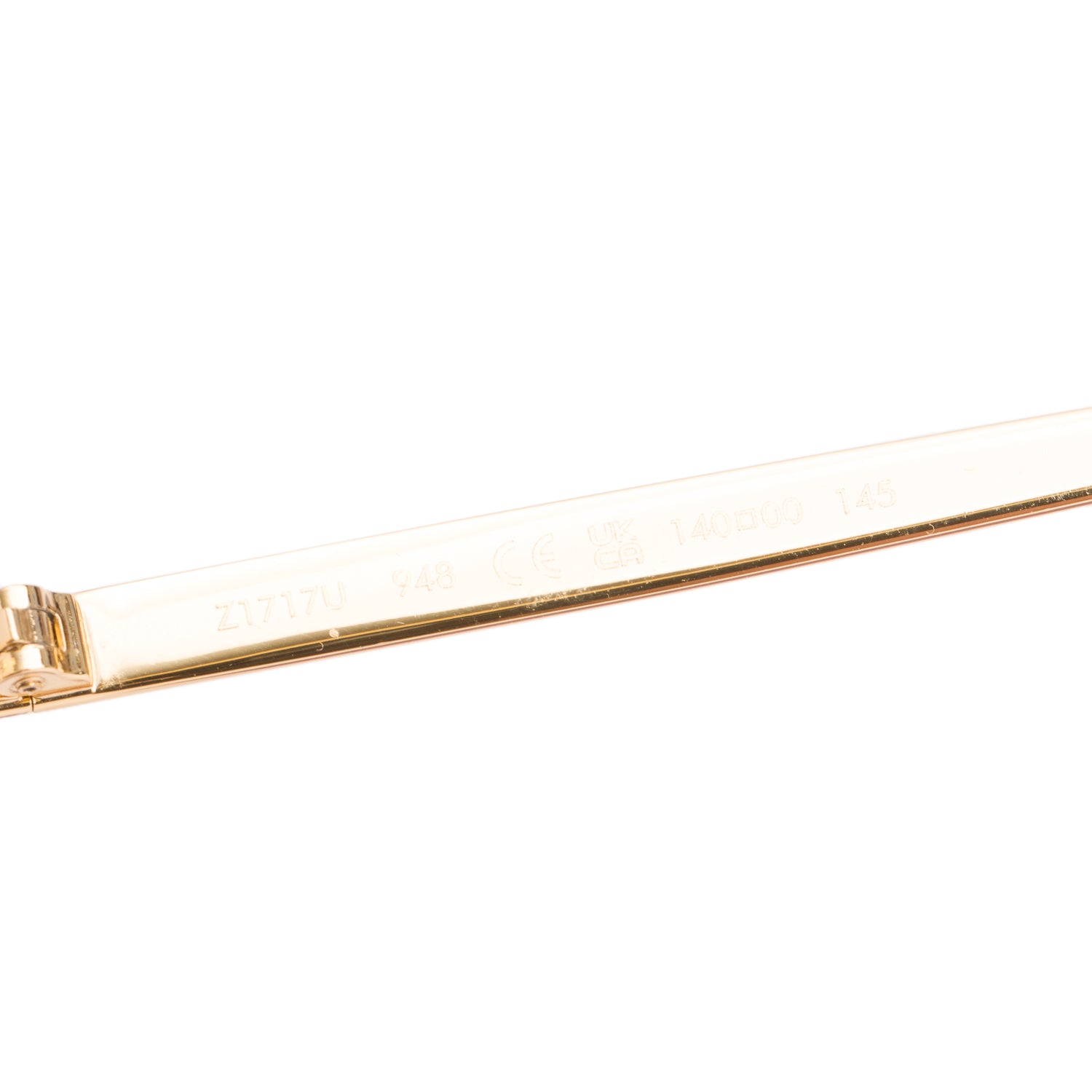 Louis Vuitton Z1717U Gold-Toned LV Golden Mask Sunglasses w/ Box & Case