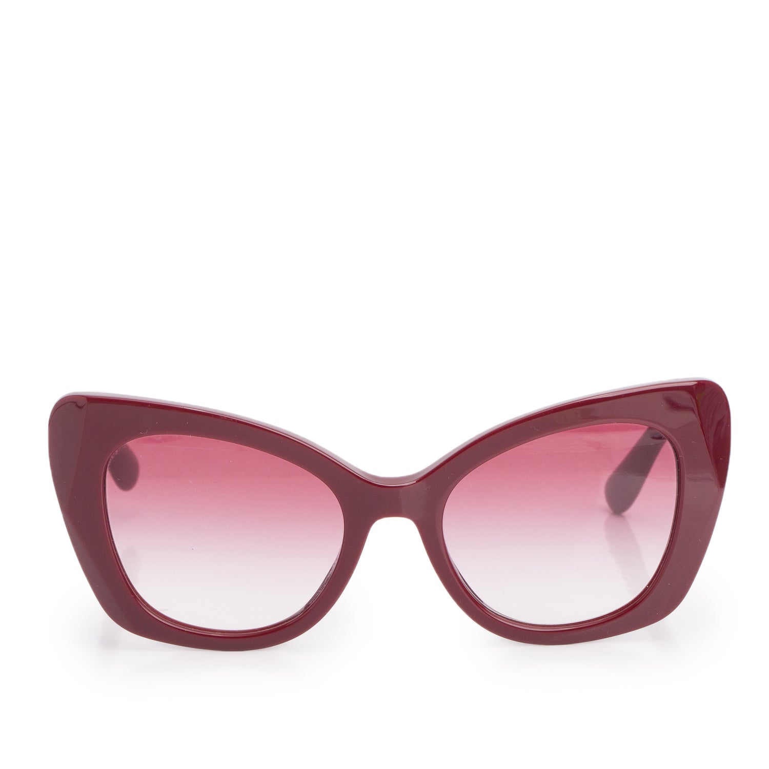 Dolce & Gabbana DG 4405 Red Acetate Cat Eye Sunglasses w/ Case