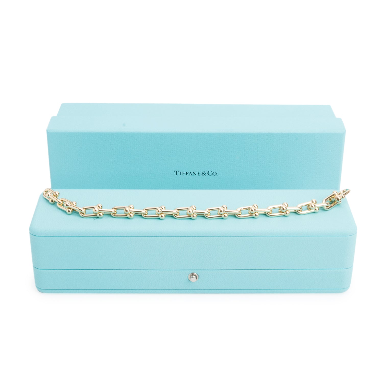 Tiffany & Co. 18k Yellow Gold HardWear Medium Link Bracelet w/ Box