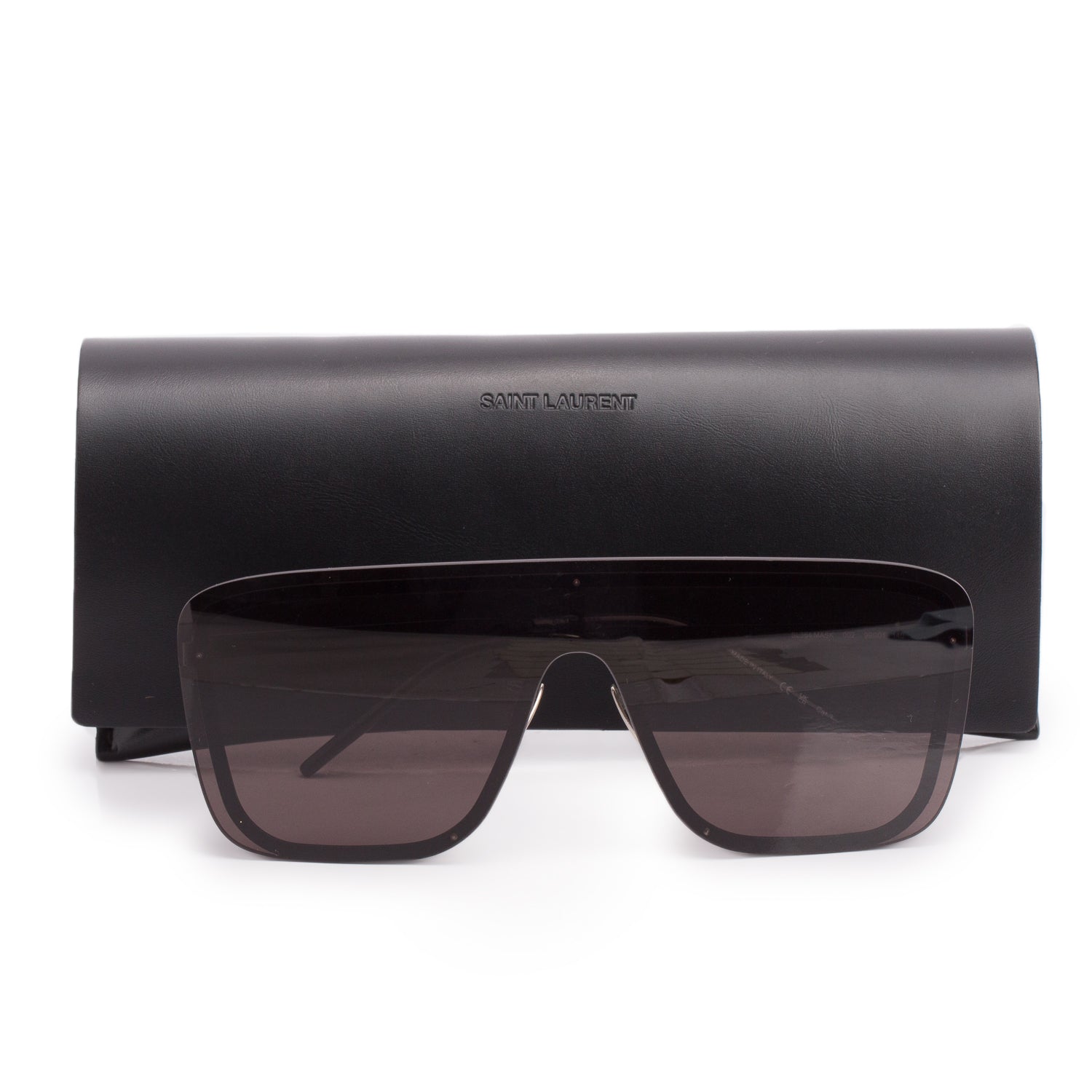 Saint Laurent SL 364 Black Mask Ace Sunglasses w/ Case