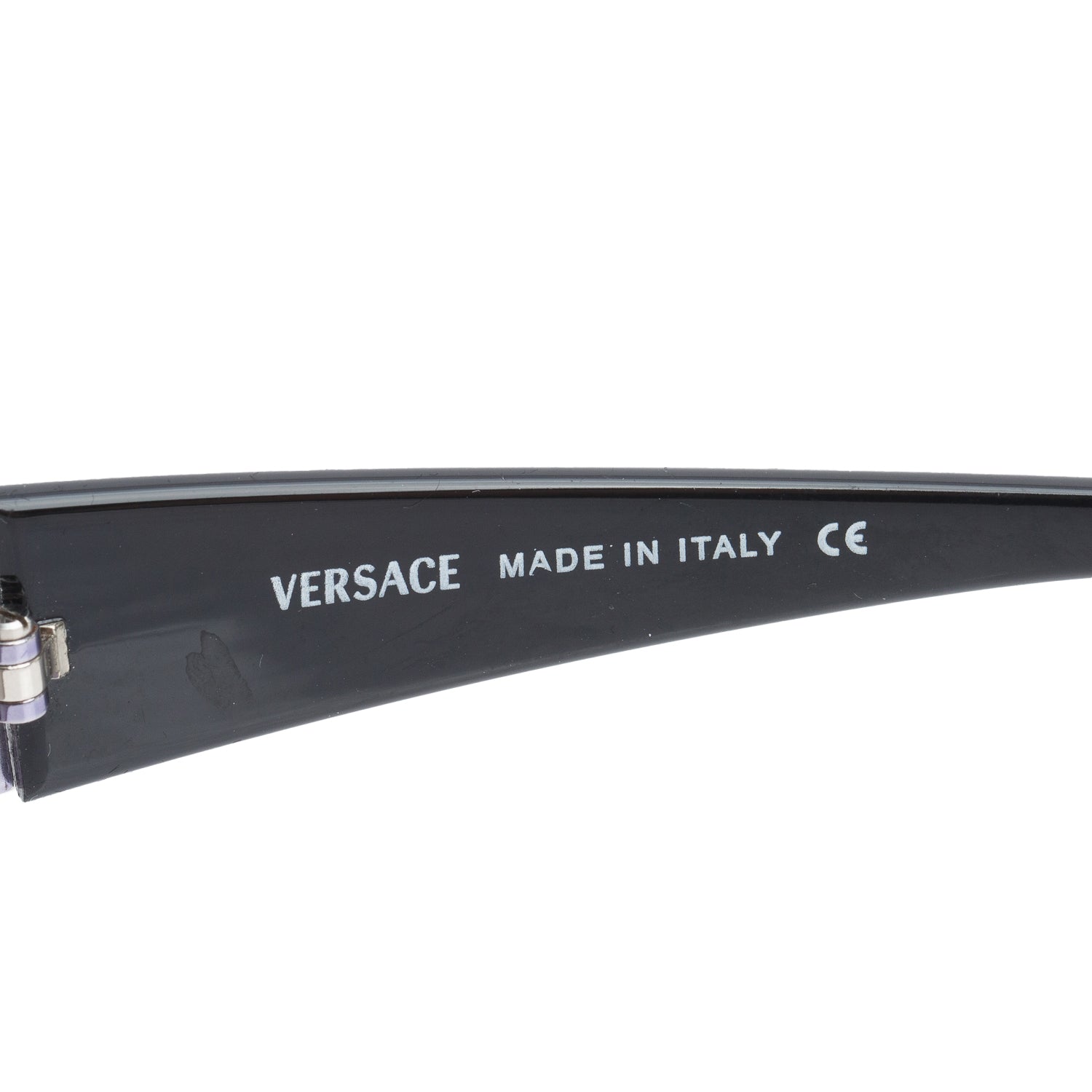 Versace 2032 Black Medusa Insignia Square Shield Sunglasses w/ Case