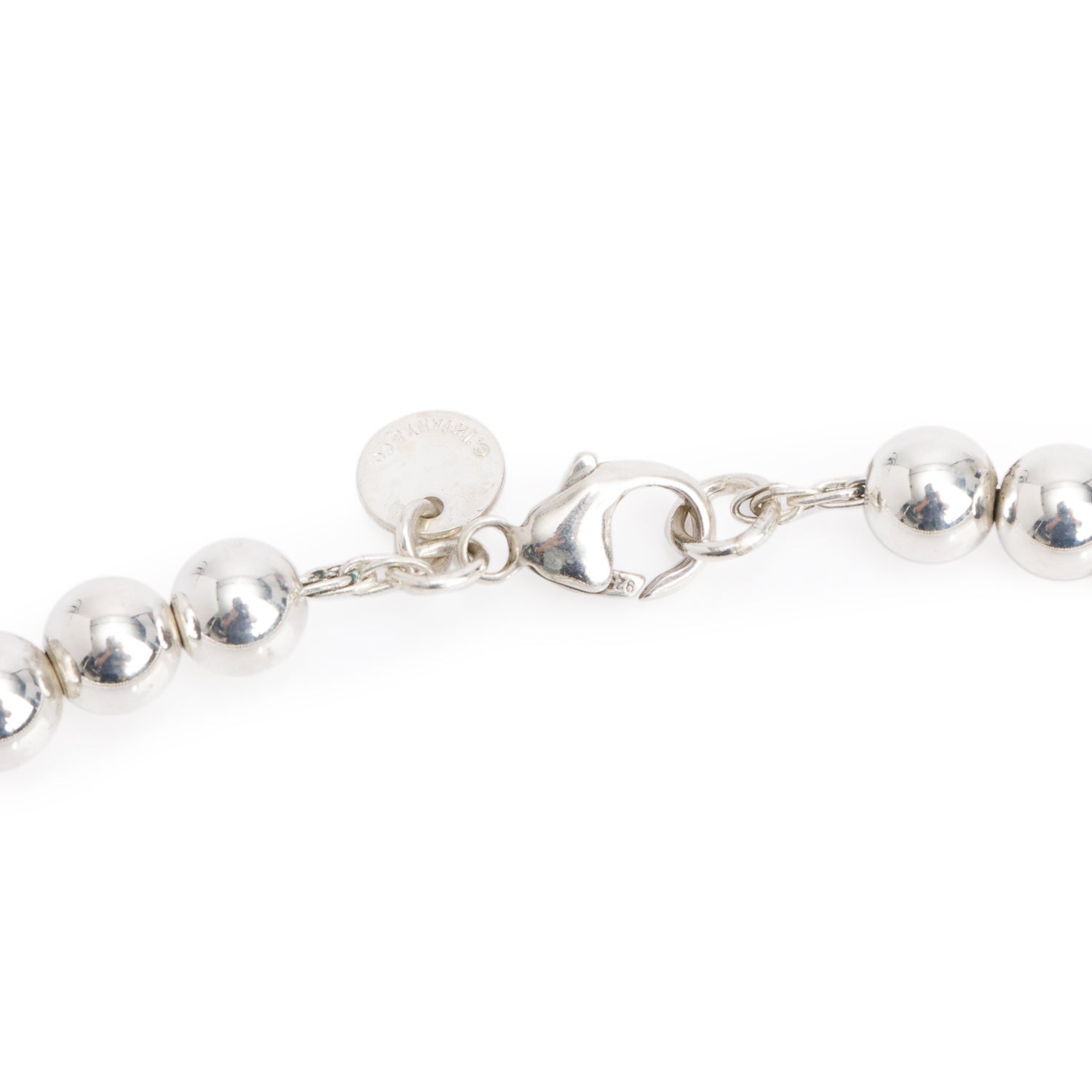 Tiffany & Co. Sterling Silver HardWear Graduated Ball Necklace