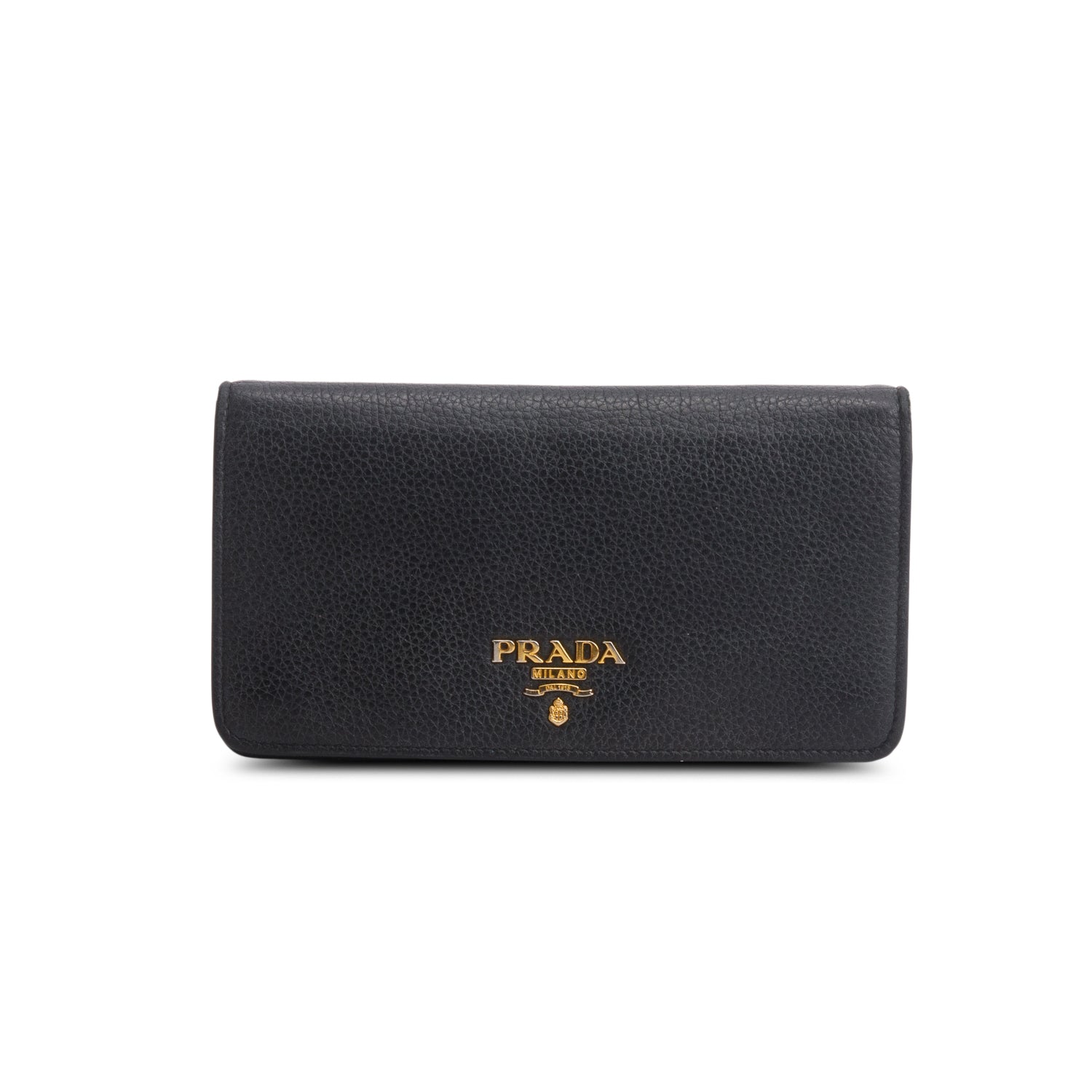Prada Black Vitello Daino Mini Crossbody Bag