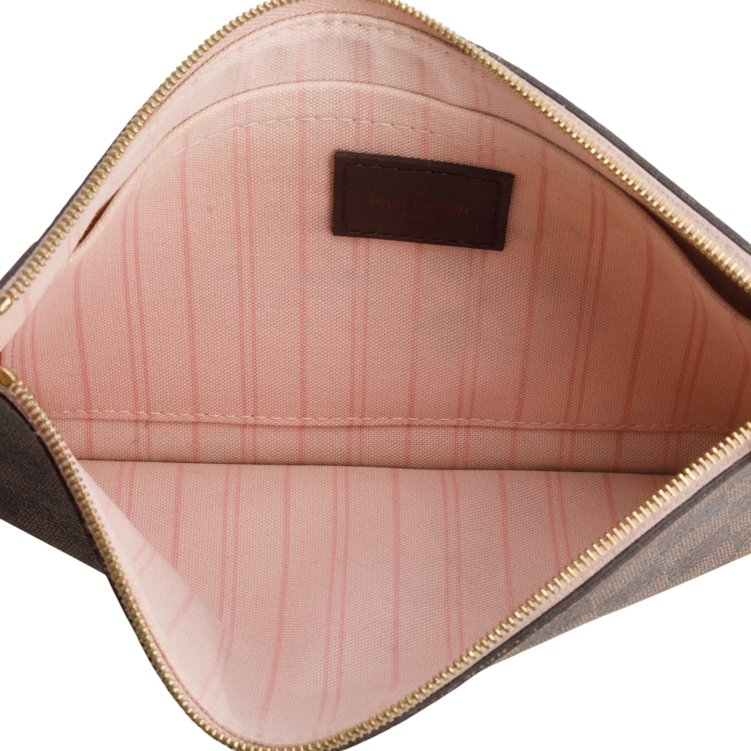 Louis Vuitton 2021 Damier Ebene Neverfull Pochette