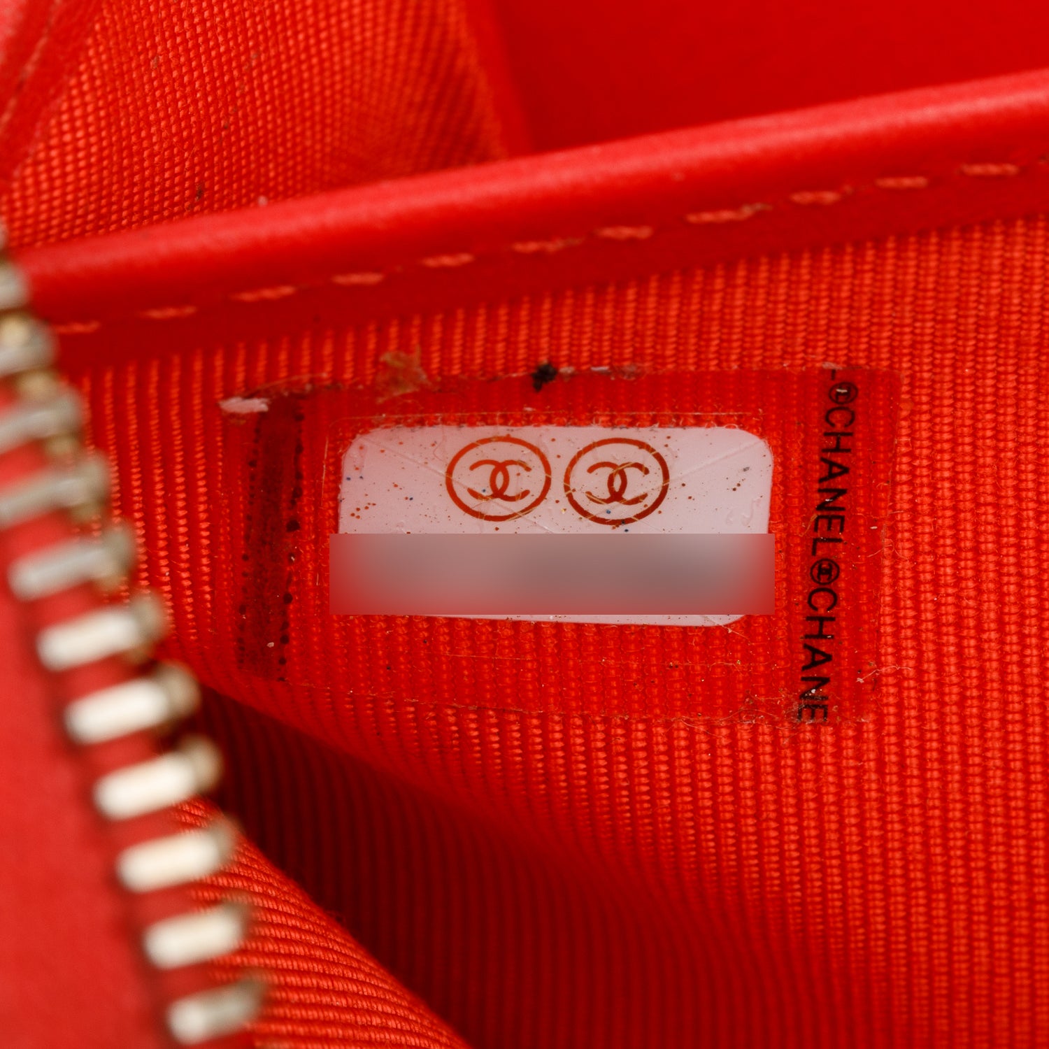 Chanel Red Caviar Quilted Leather Large Gusset Zip Around Wallet