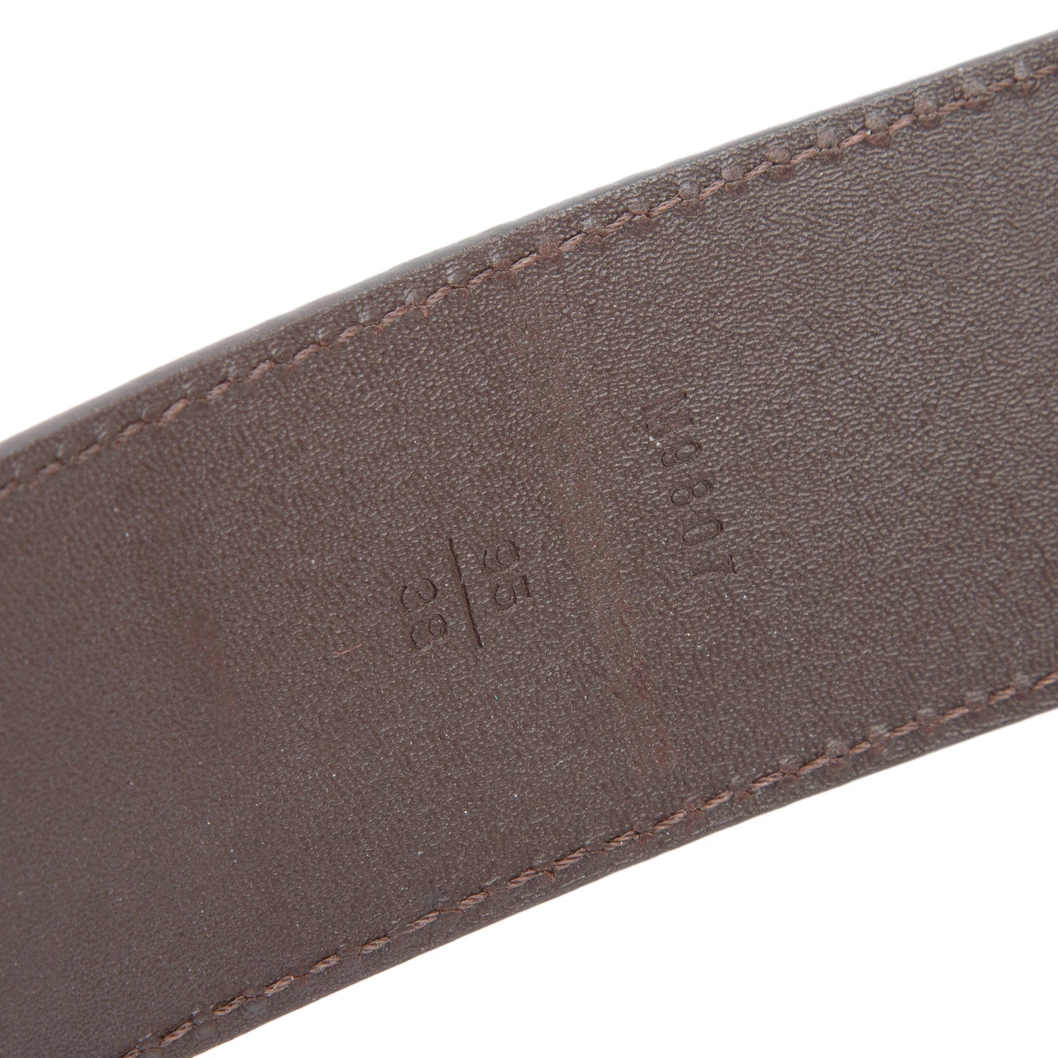 Louis Vuitton Damier Ebene LV Initials Belt 95 38