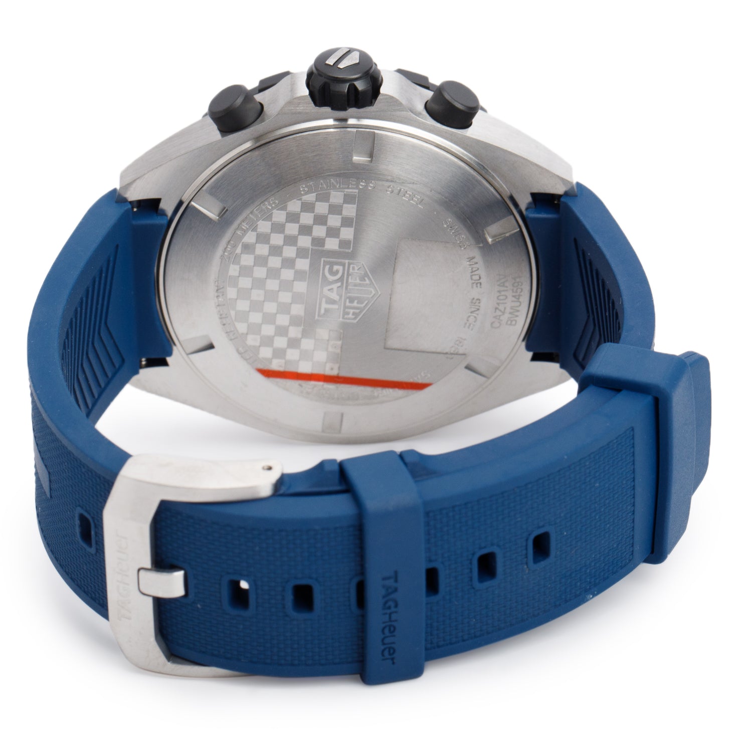 Tag Heuer 2024 Stainless Steel Formula 1 43 MM Chronograph Quartz Watch Blue Dial CAZ101AV w/ Box & Papers