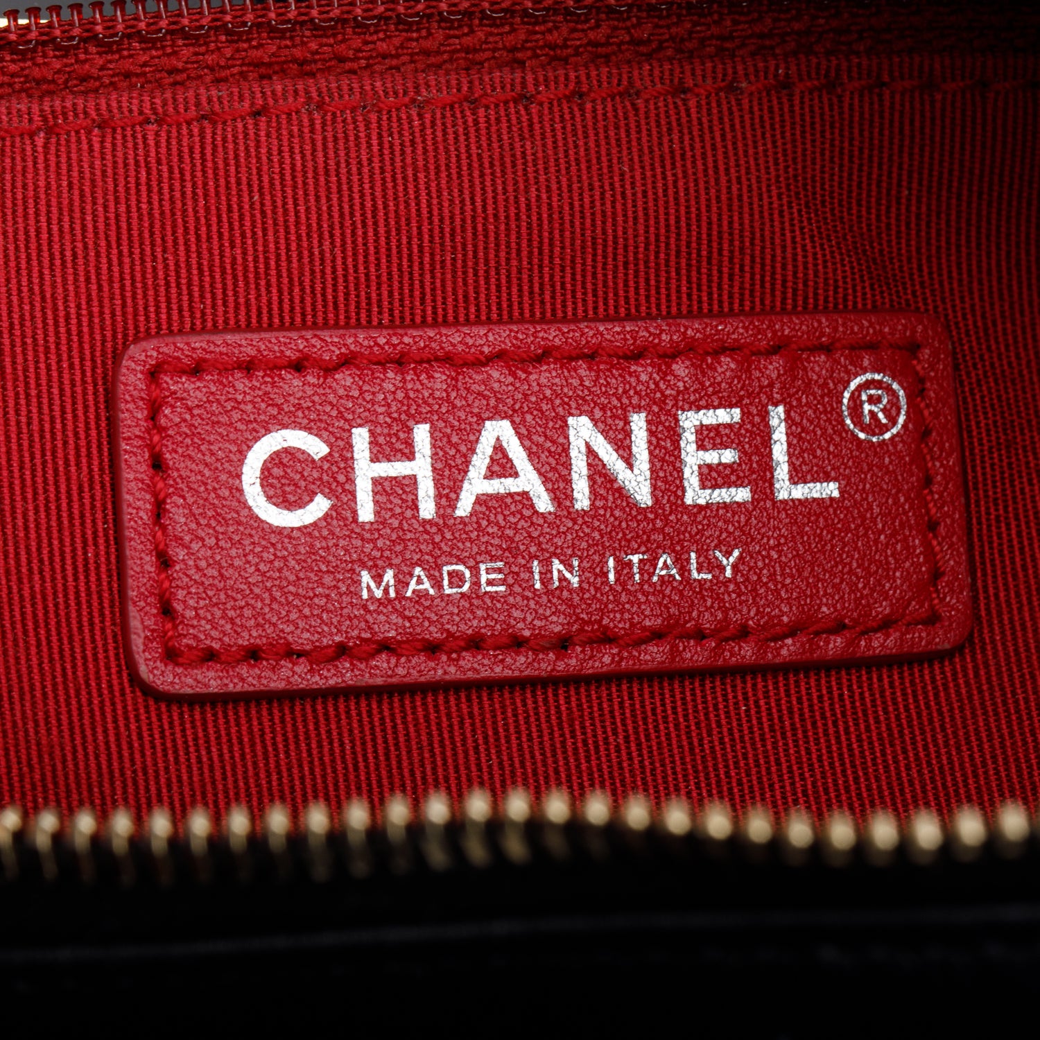 Chanel Black Aged Calfskin Leather Small Gabrielle Hobo w/ Authenticity Card