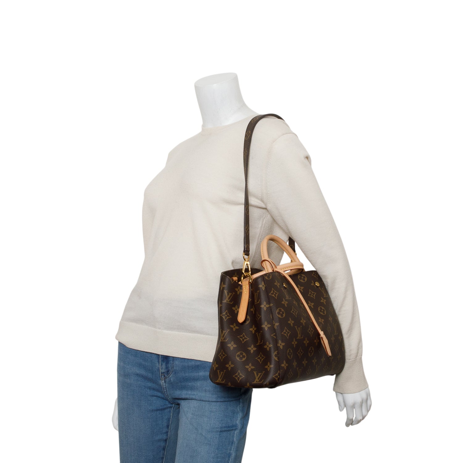 Louis Vuitton Monogram Montaigne MM w/ Strap