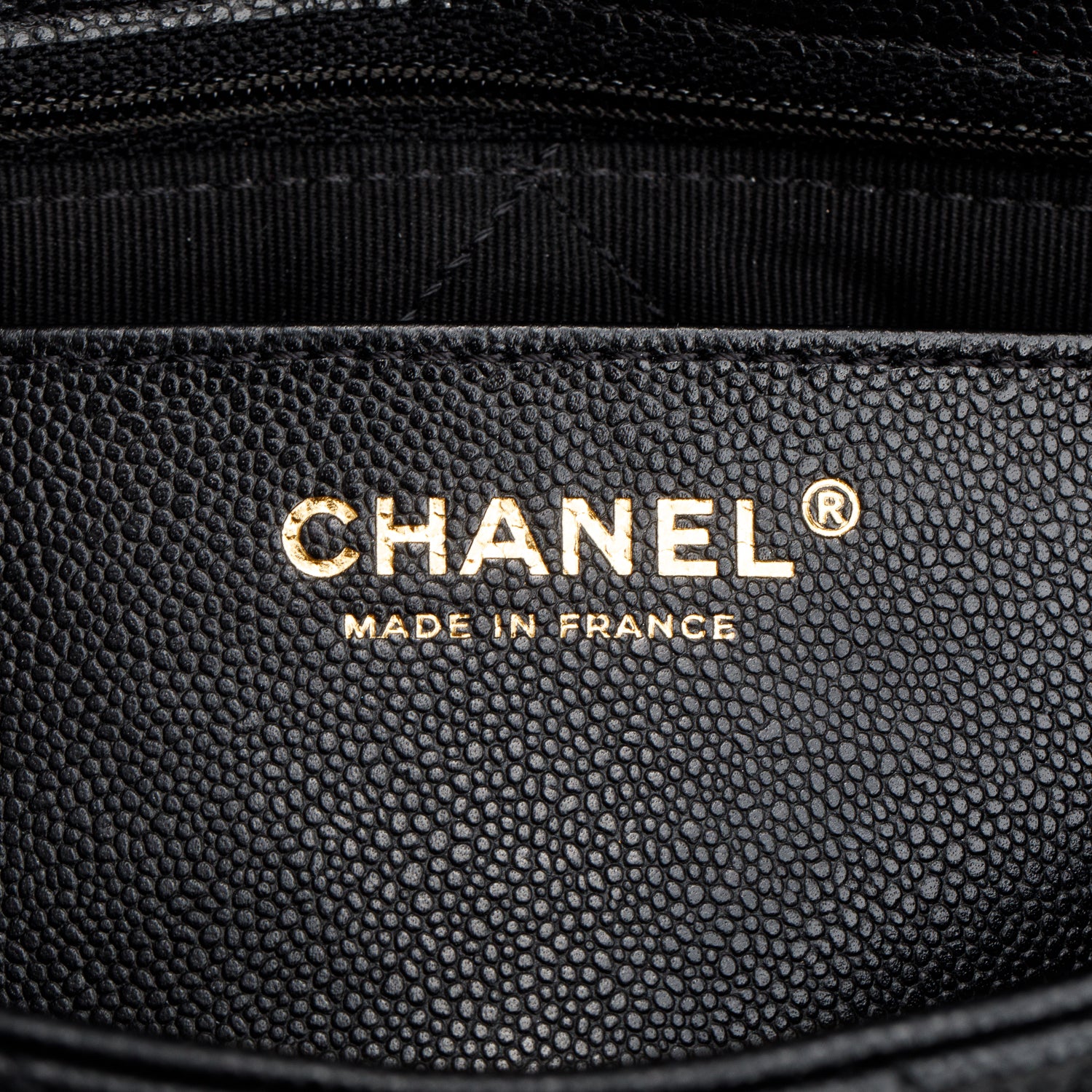 Chanel Black Caviar Quilted Chunky Chain Single Flap Bag
