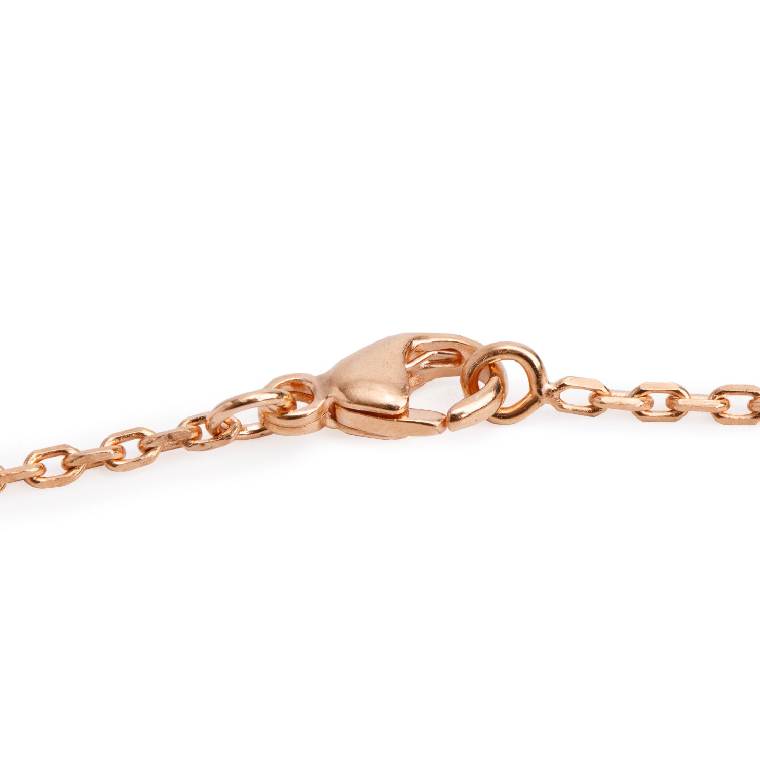 Hermes Rose Gold-Plated Orange Lacquered Mini Pop H Pendant Necklace