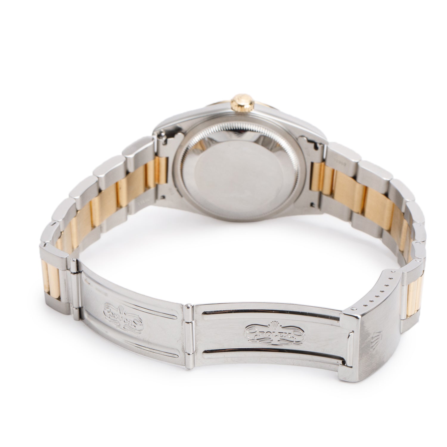 Rolex Stainless Steel & 18k Yellow Gold Datejust 36 MM Automatic Watch Blue Dial 16233 w/ Box & Papers