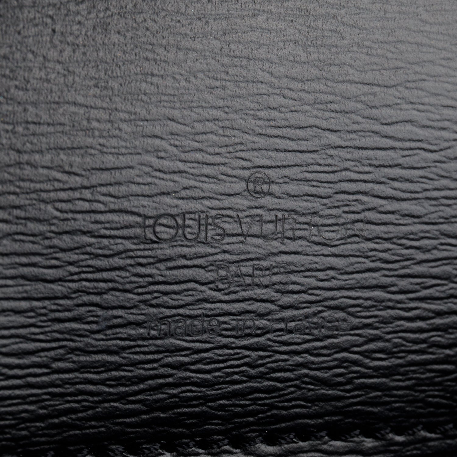 Louis Vuitton Black Epi Buci