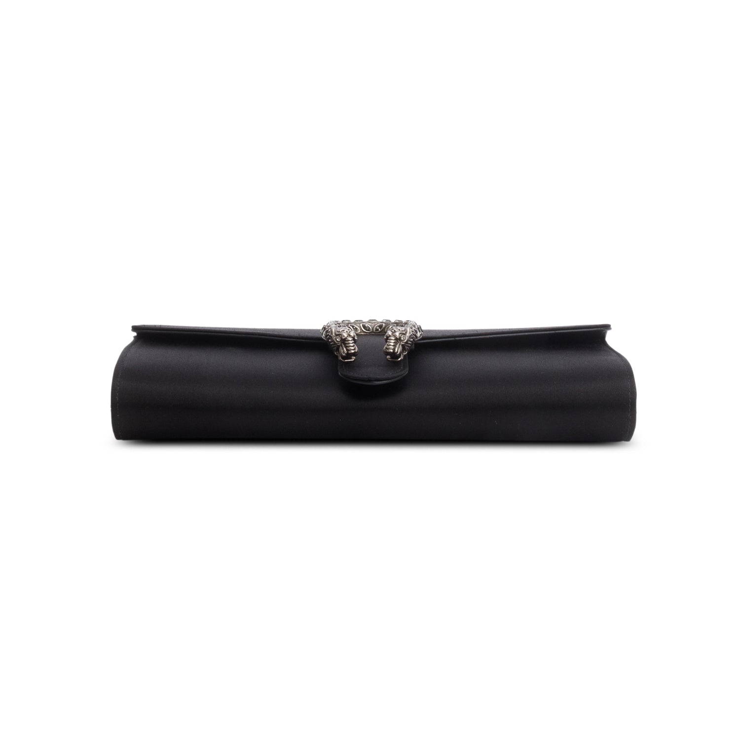 Gucci Black Satin Dionysus Clutch w/ Box