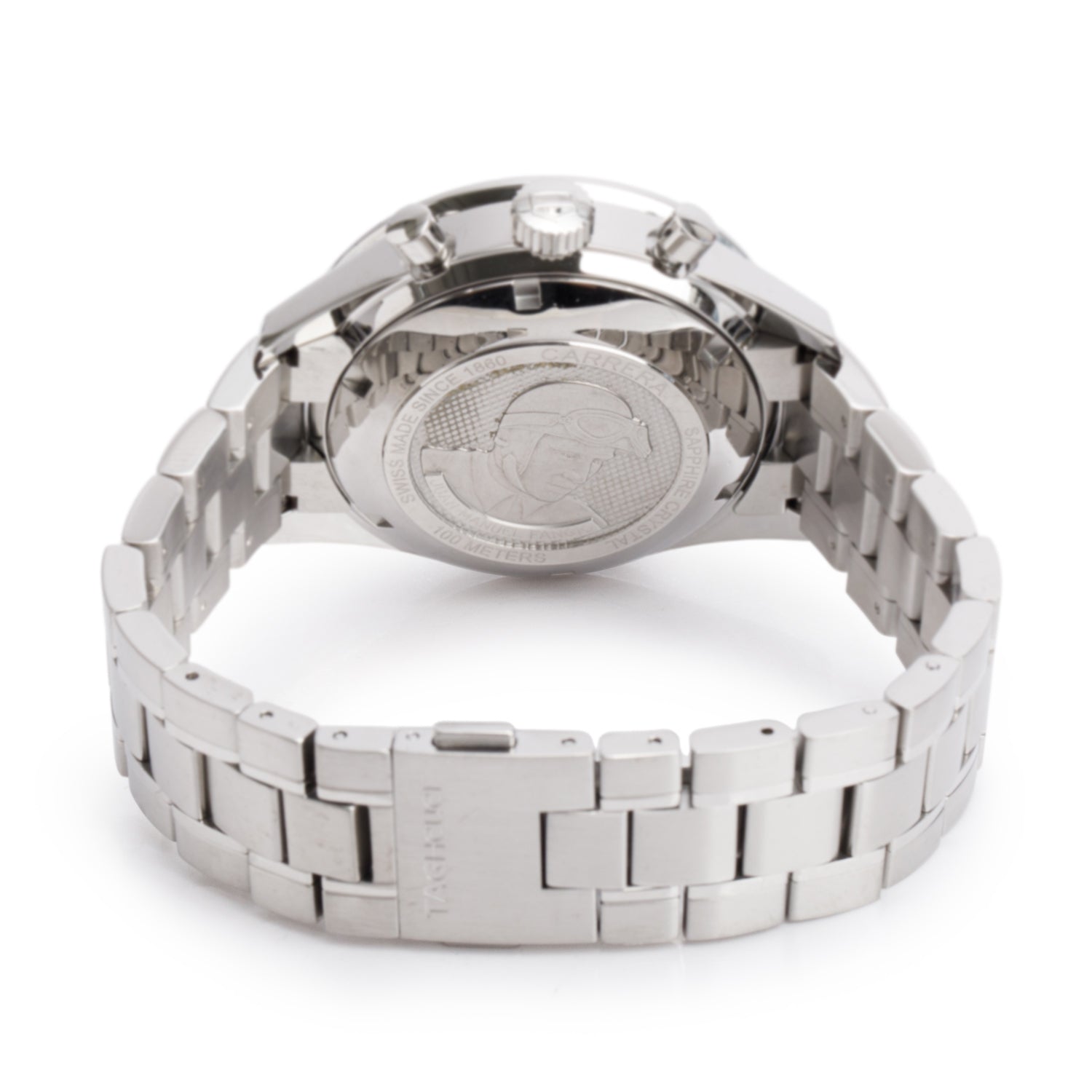 Tag Heuer Stainless Steel Carrera Calibre 16 41 MM Automatic Chronograph Watch CV2014-3 w/ Box & Papers