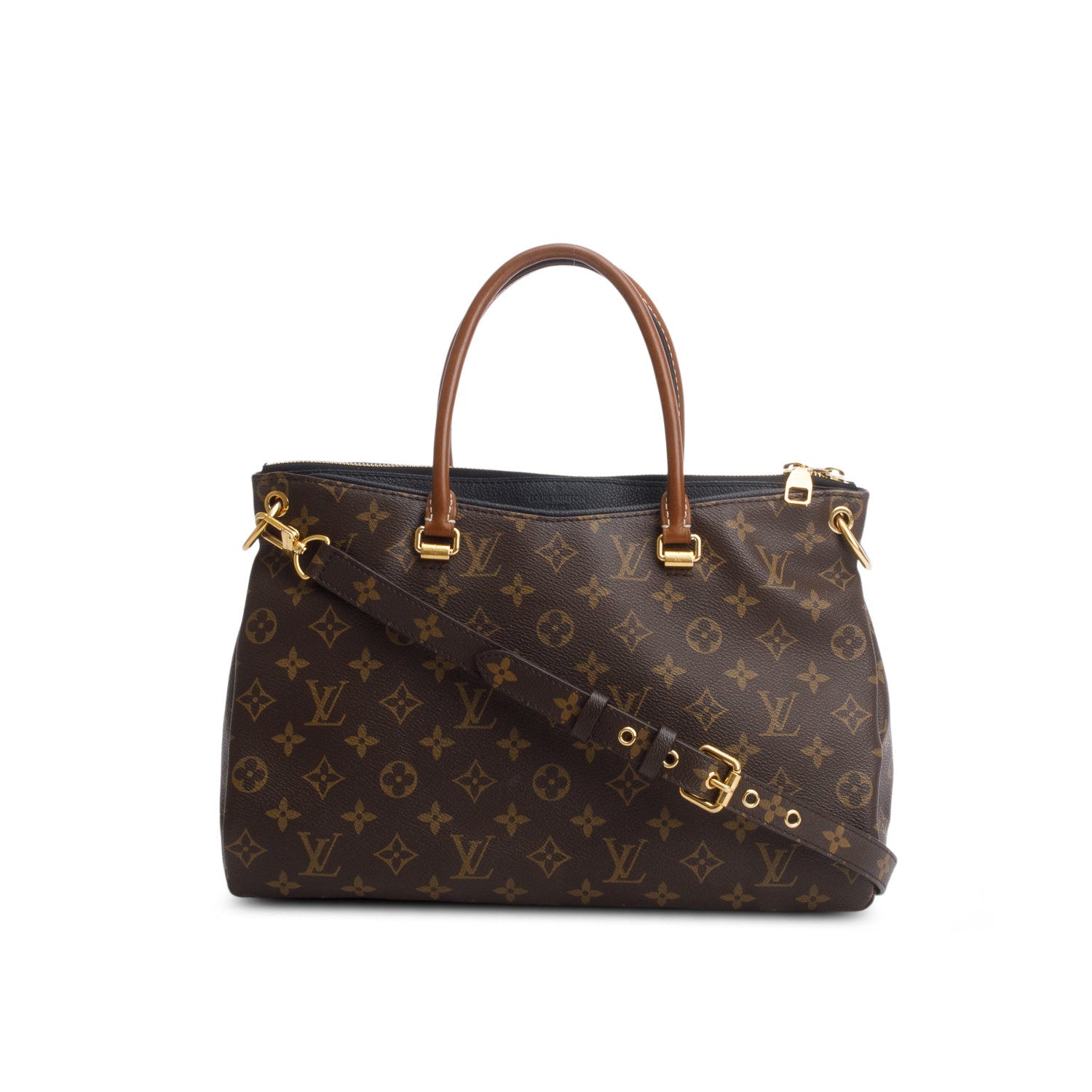 Louis Vuitton Monogram Pallas Tote w/ Strap