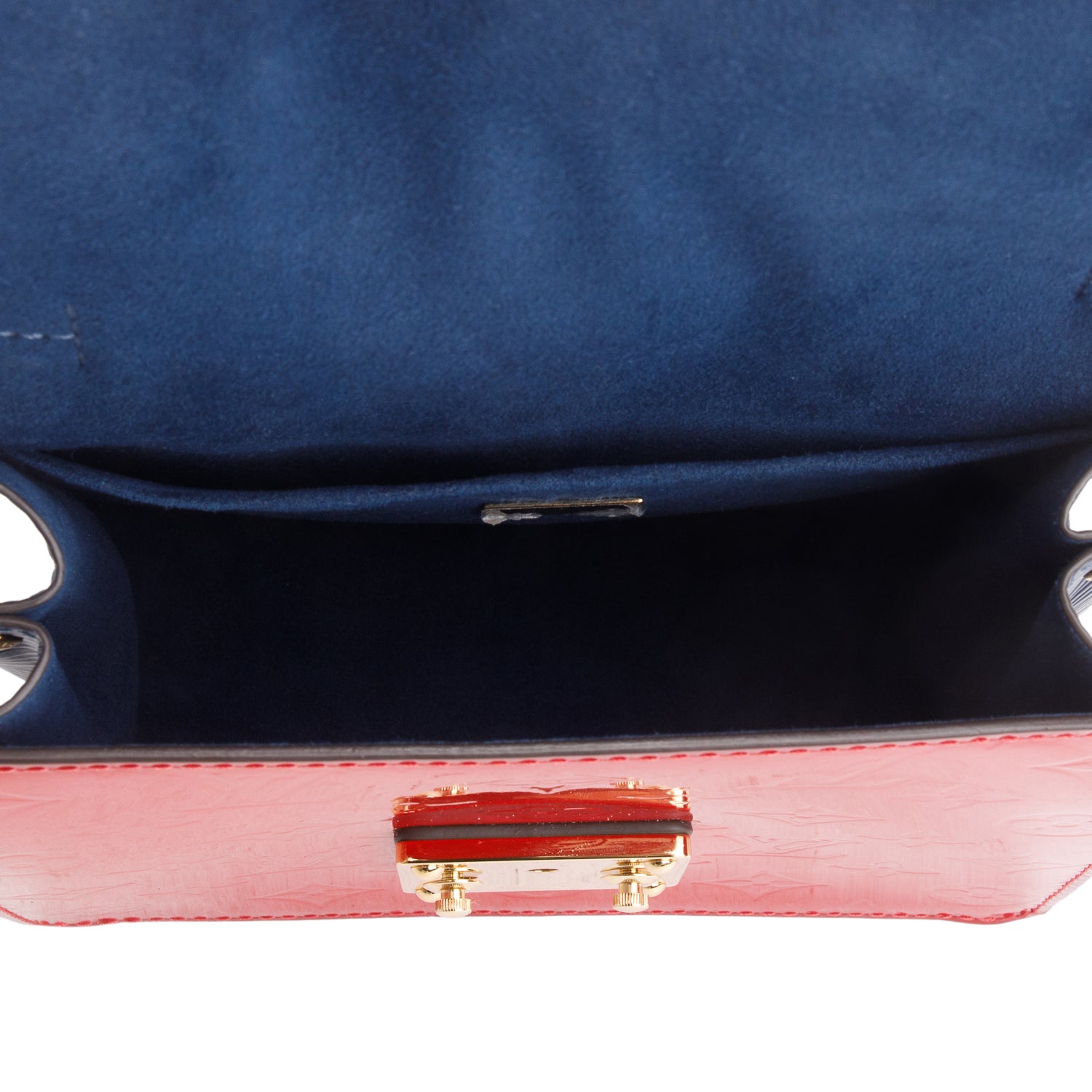 Louis Vuitton Red Vernis Epi Monogram Spring Street w/ Strap