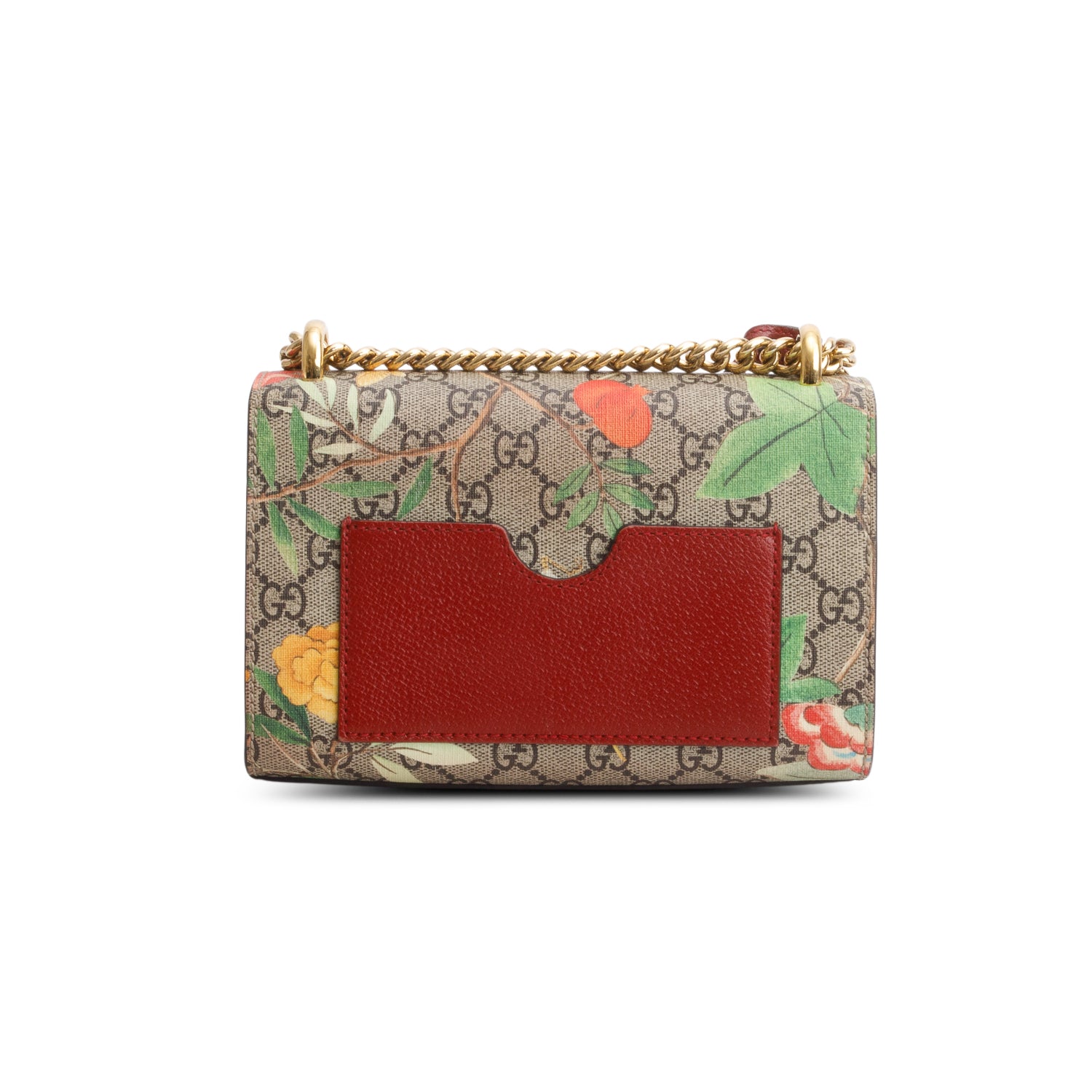 Gucci GG Supreme Tian Small Padlock Chain Shoulder Bag
