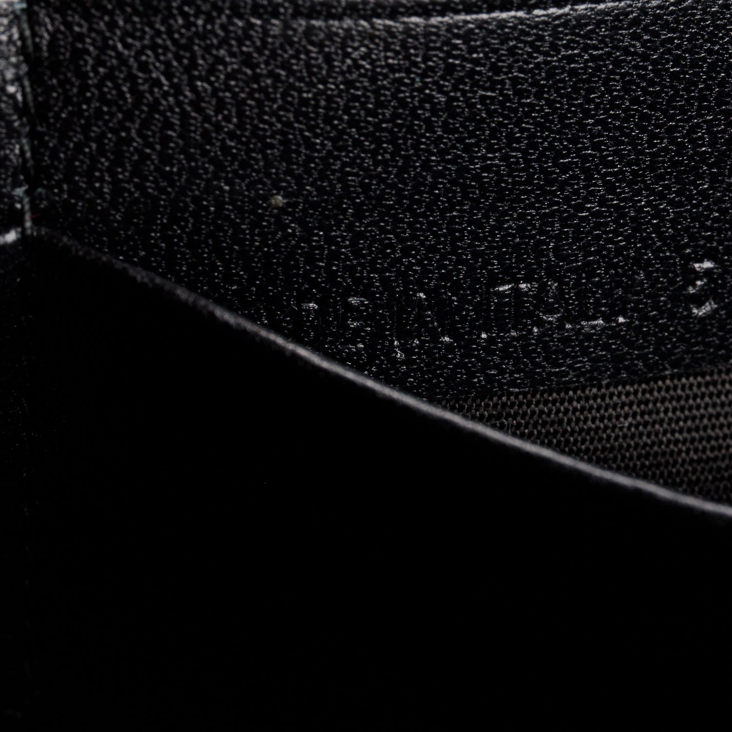 Balenciaga Black Leather Phone Holder Wallet on Chain