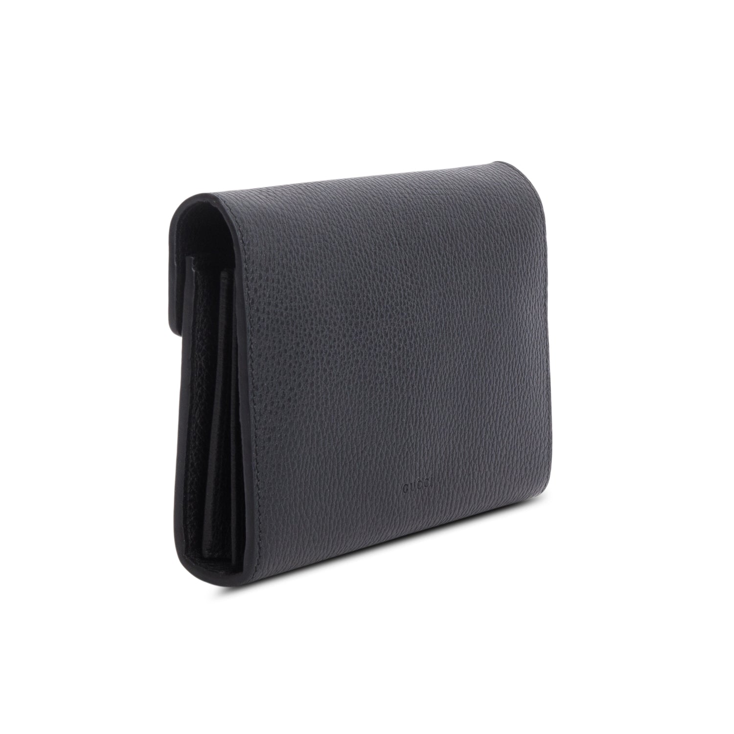 Gucci Black Leather Mini Dionysus Wallet on Chain