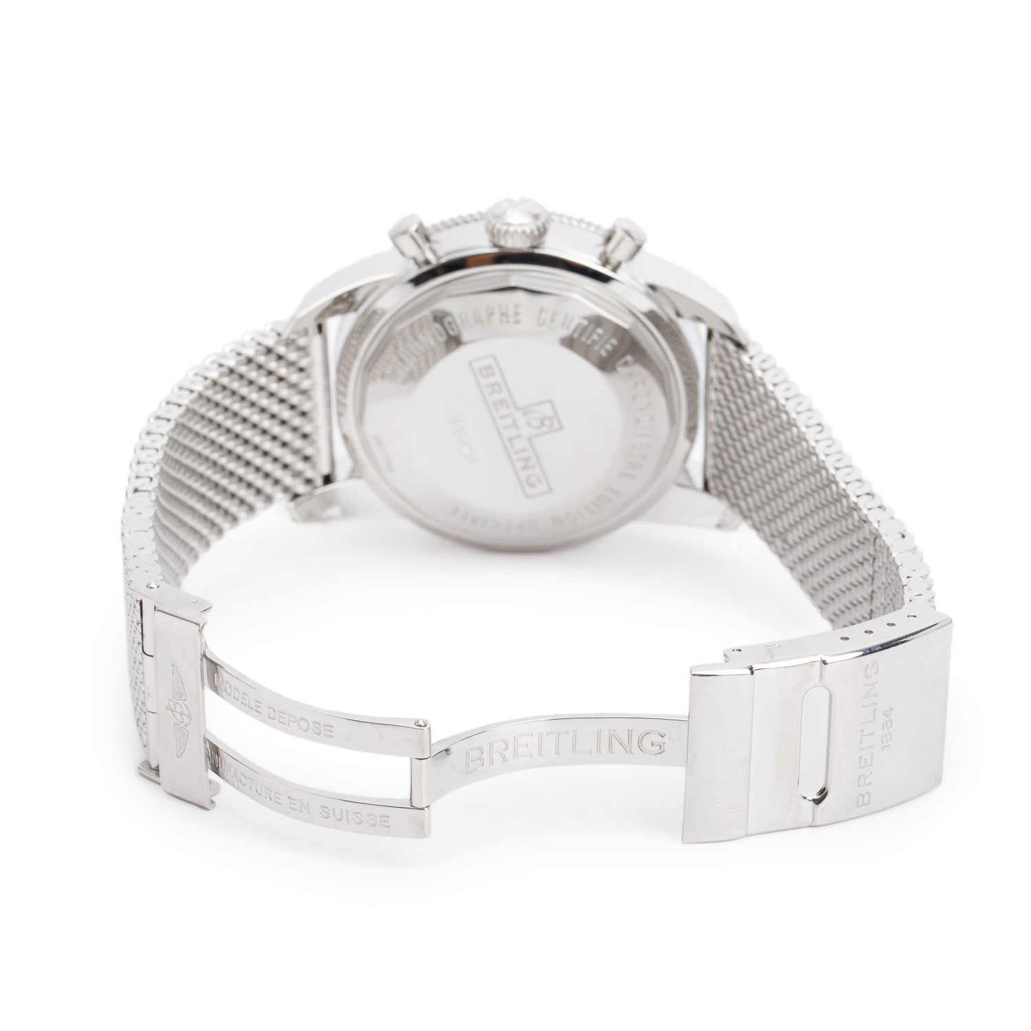 Breitling Stainless Steel Superocean Heritage 46 MM Automatic Chronograph Watch Blue Dial A13320 w/ Box & Papers