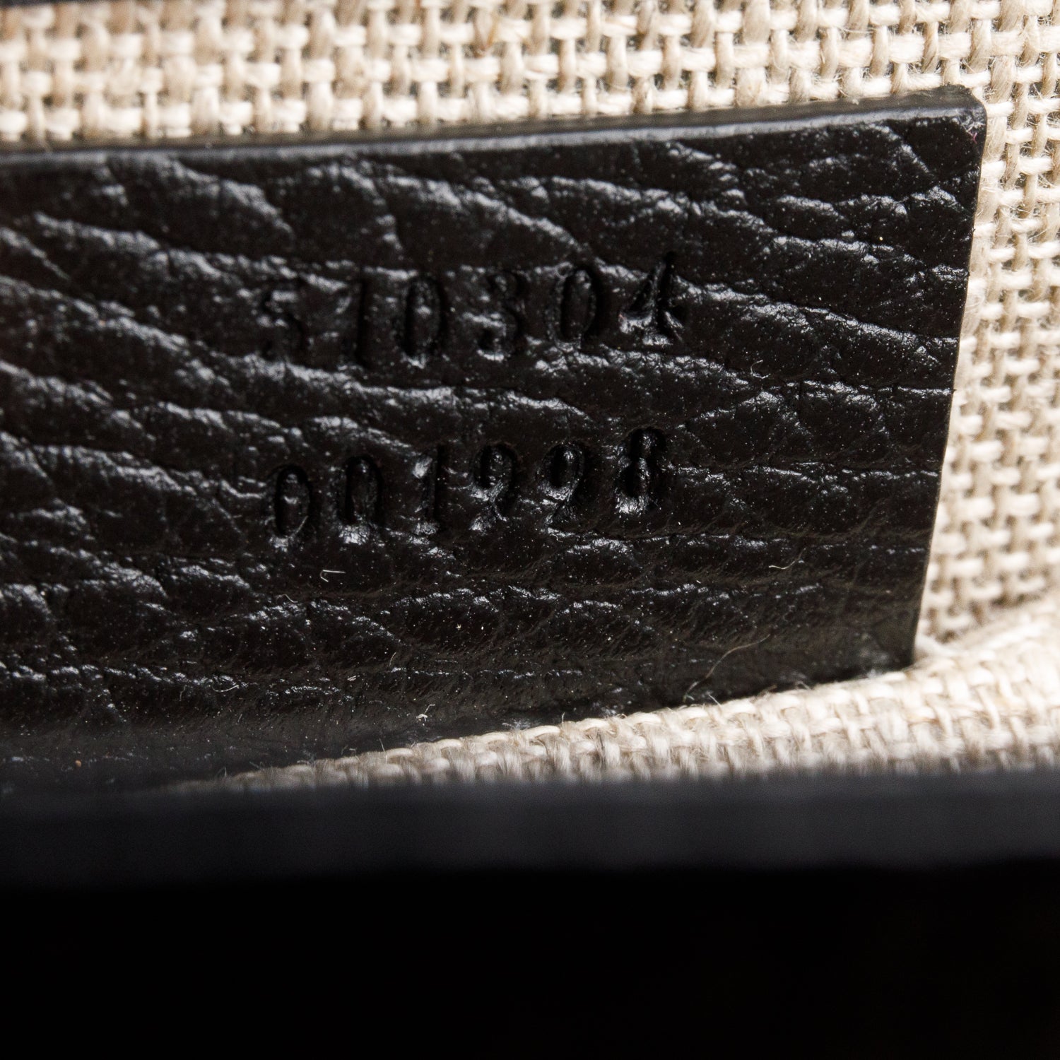 Gucci Black Dollar Calfskin Small Interlocking G Shoulder Bag