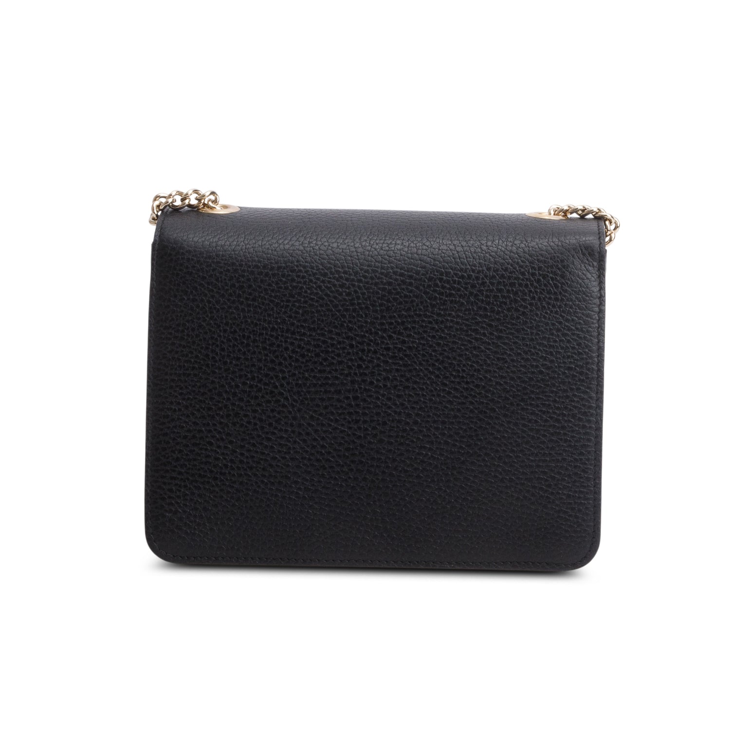 Gucci Black Dollar Calfskin Small Interlocking G Shoulder Bag