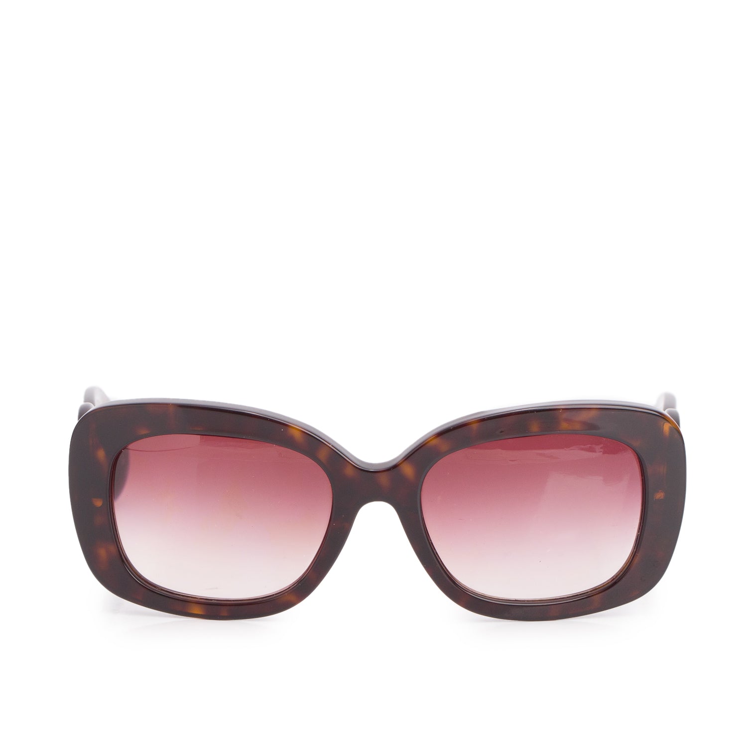 Prada SPR 27O Havana Acetate Baroque Spiral Sunglasses