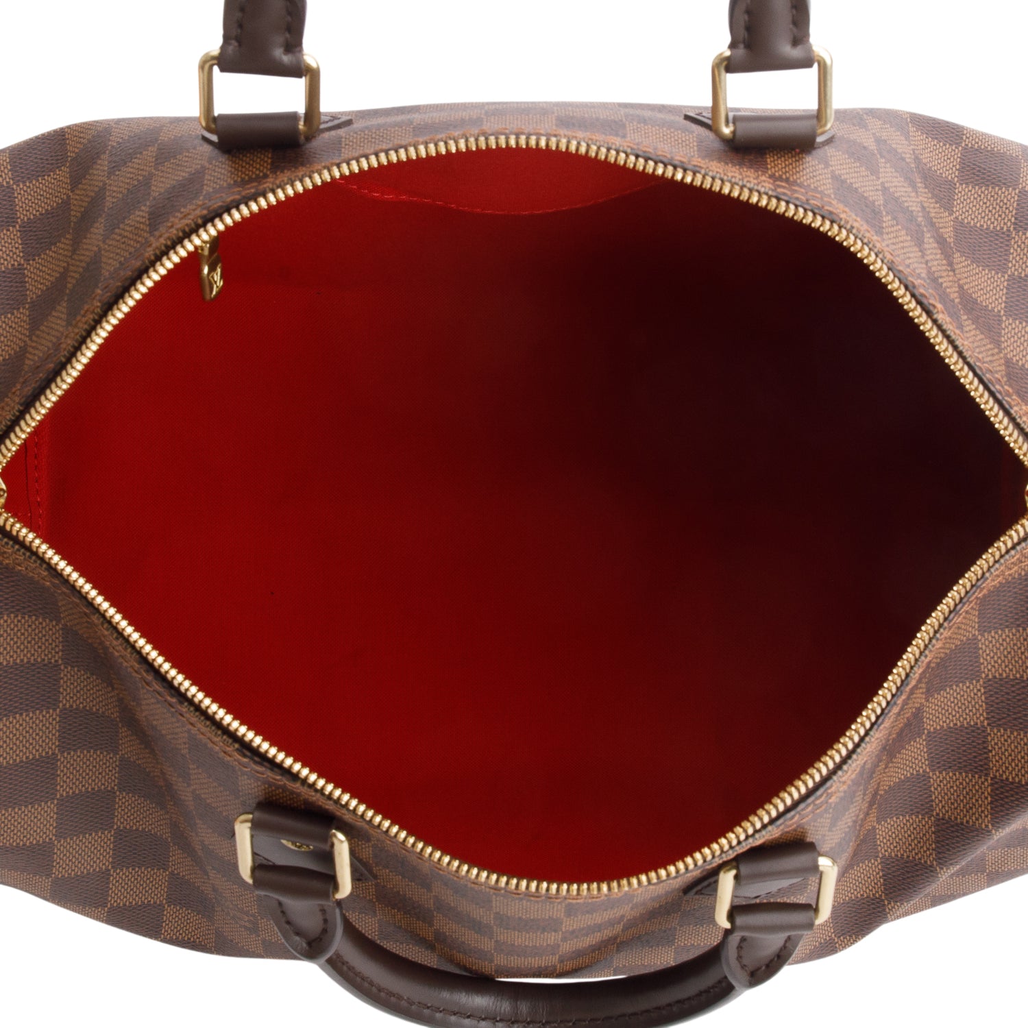Louis Vuitton Damier Ebene Speedy Bandouliere 35 w/ Box & Strap