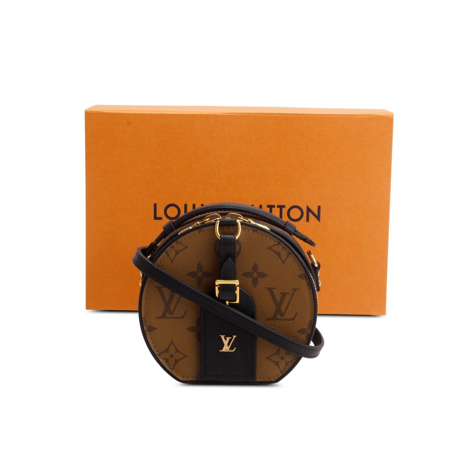Louis Vuitton 2023 Reverse Monogram Mini Boite Chapeau w/ Box, Strap & Receipt