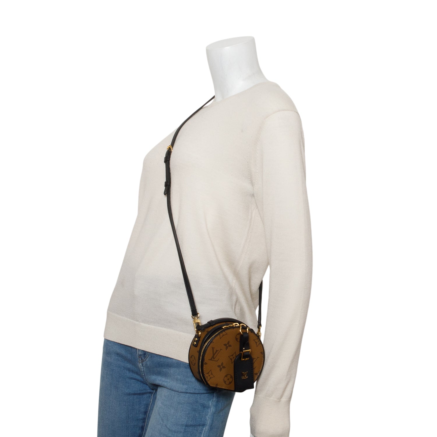 Louis Vuitton 2023 Reverse Monogram Mini Boite Chapeau w/ Box, Strap & Receipt