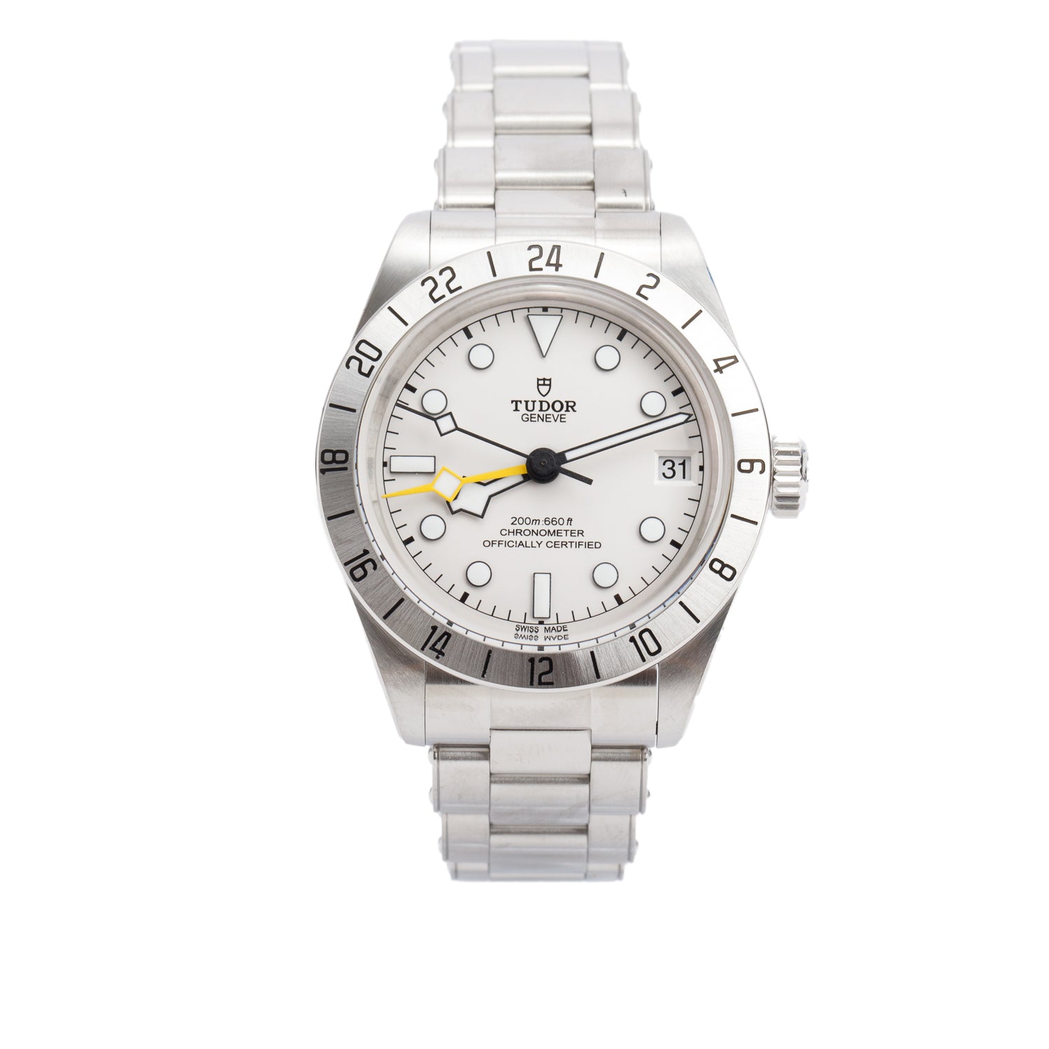 Tudor 2026 Stainless Steel Black Bay Pro 39 MM Automatic Watch White Dial 79470 w/ Box & Papers