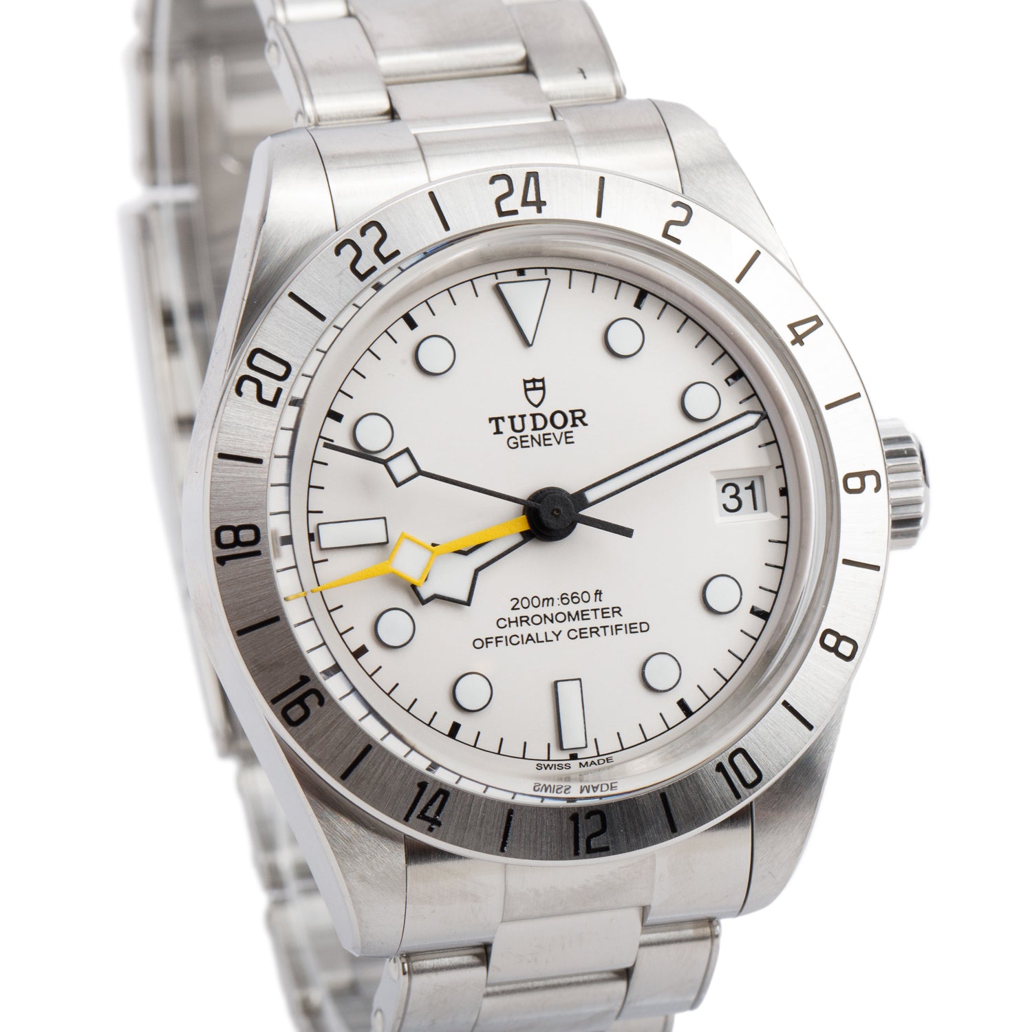 Tudor 2026 Stainless Steel Black Bay Pro 39 MM Automatic Watch White Dial 79470 w/ Box & Papers