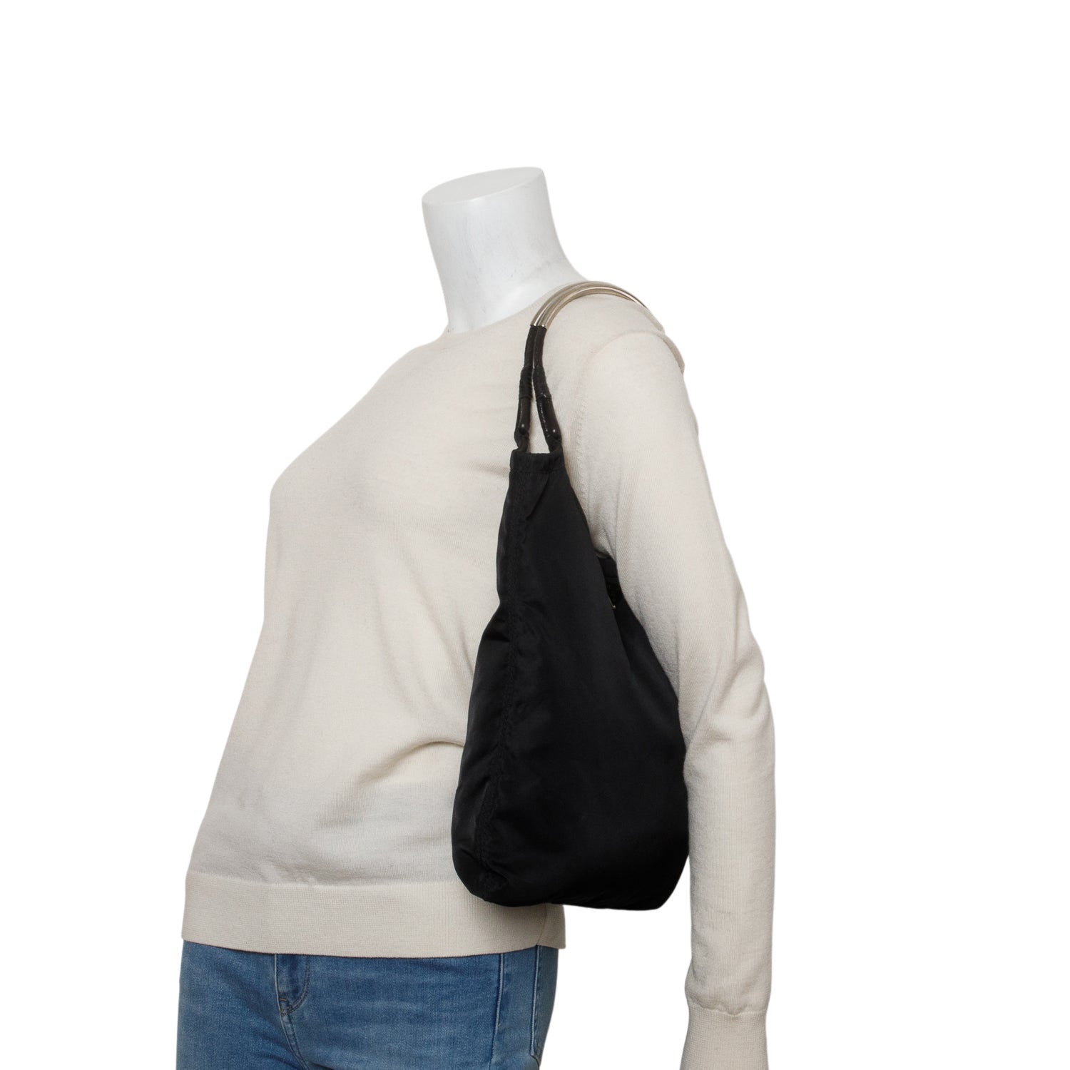 Prada Black Tessuto Nylon Tote