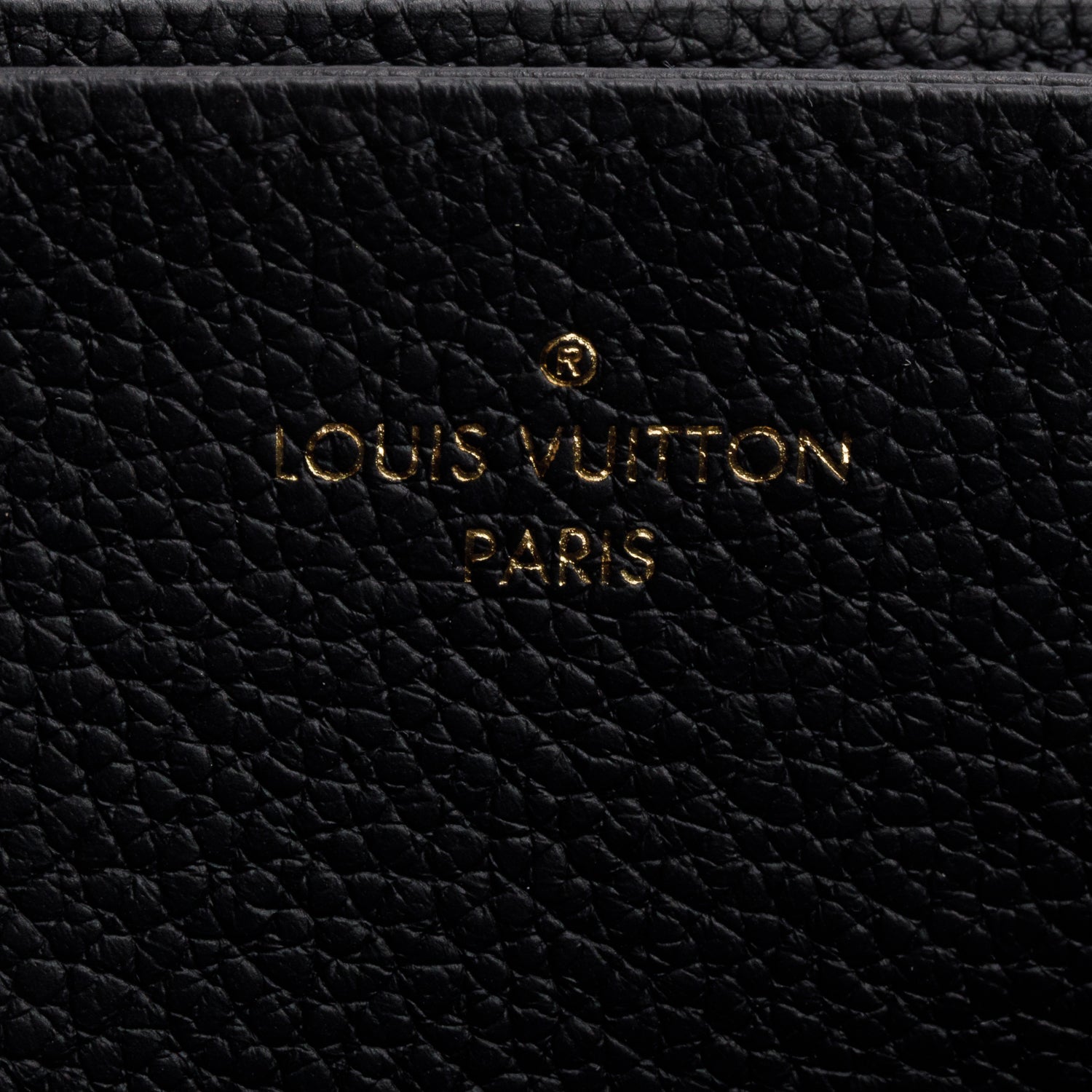 Louis Vuitton Black Monogram Empreinte Leather Zippy Wallet w/ Box