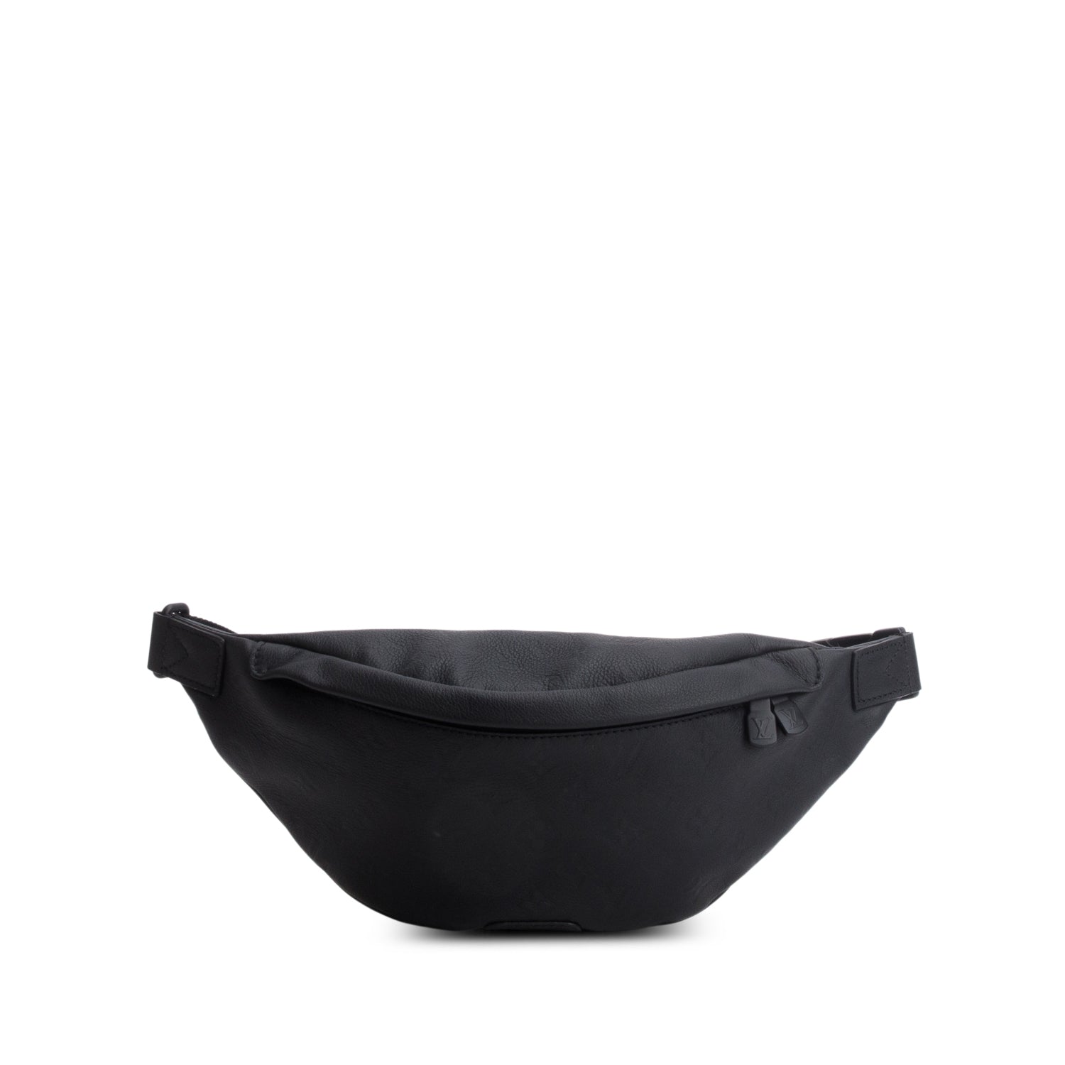 Louis Vuitton Black Calfskin Monogram Shadow Discovery Bumbag PM w/ Receipt