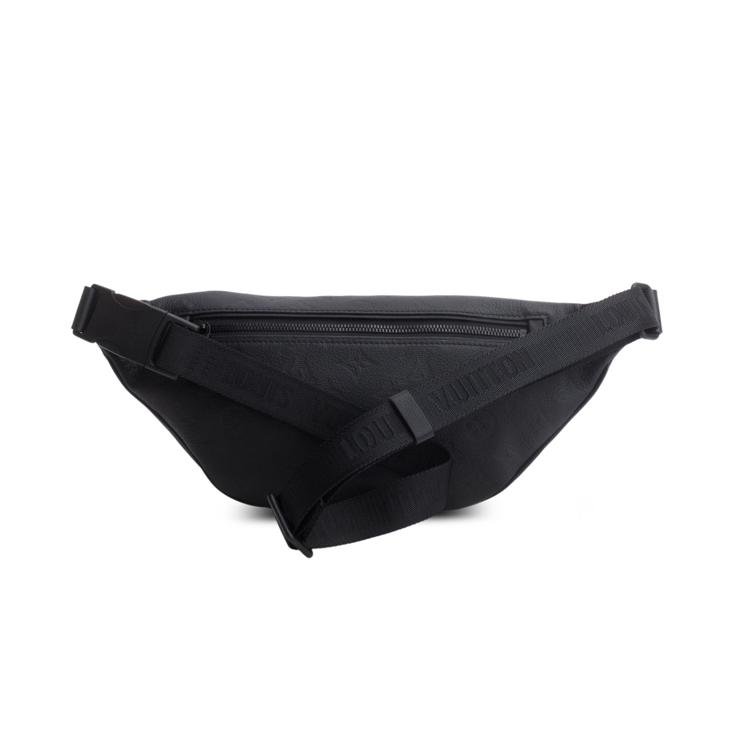 Louis Vuitton Black Calfskin Monogram Shadow Discovery Bumbag PM w/ Receipt